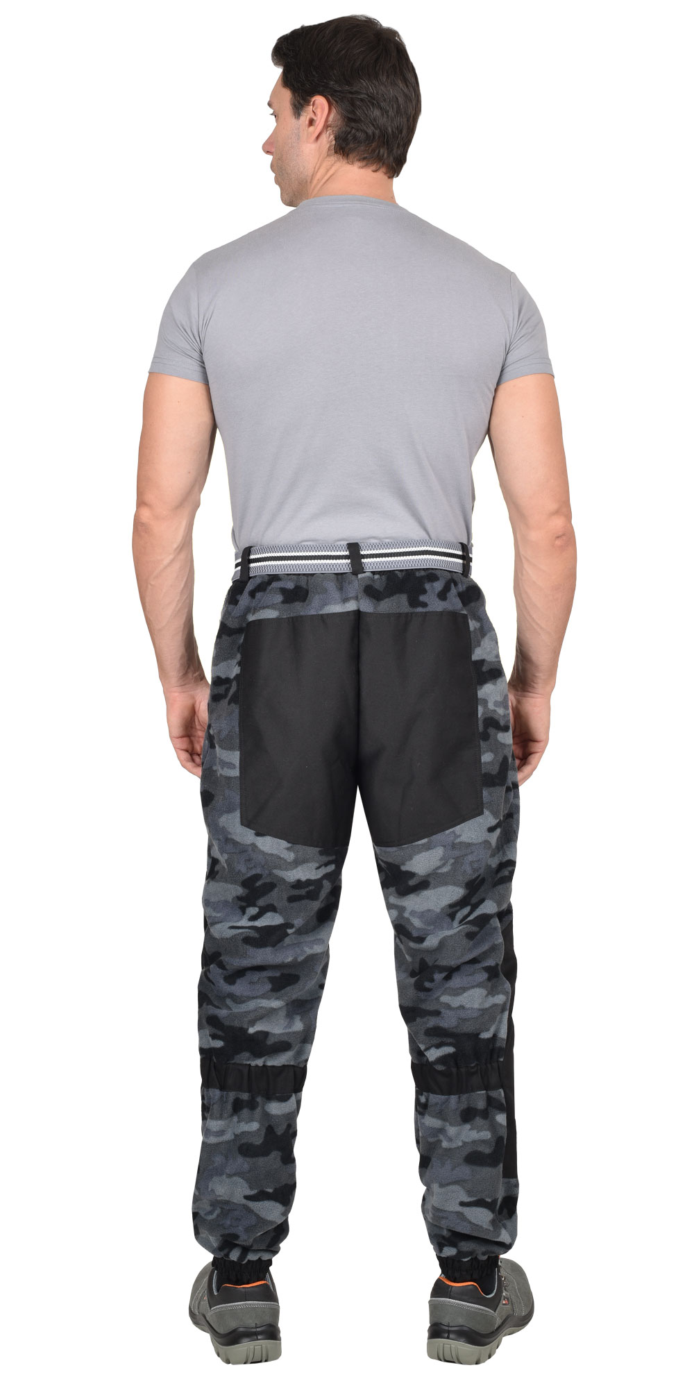 Костюм СИРИУС-ФИШЕР летний, флисовый КМФ серый с черной отделкой 