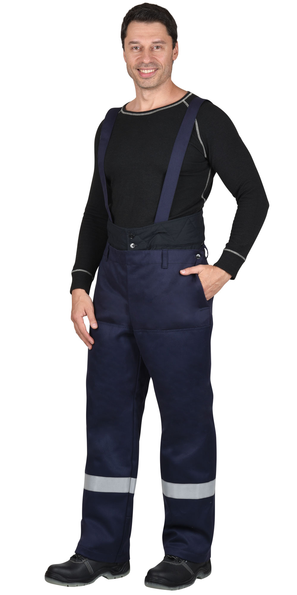 Костюм сварщика СИРИУС-СФИНКС зимний куртка, брюки синий (450 гр/кв.м)