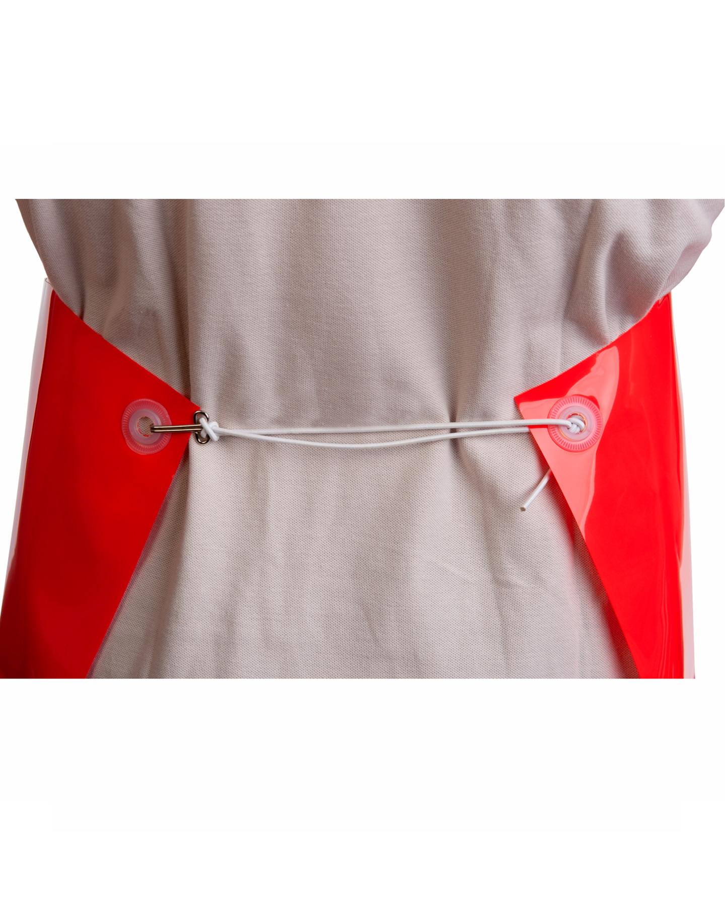 Фартук полиуретановый ЛАРИПОЛ уплотненный красный, толщина 0,3мм,р.90см х115см(ФАР013)(х12)