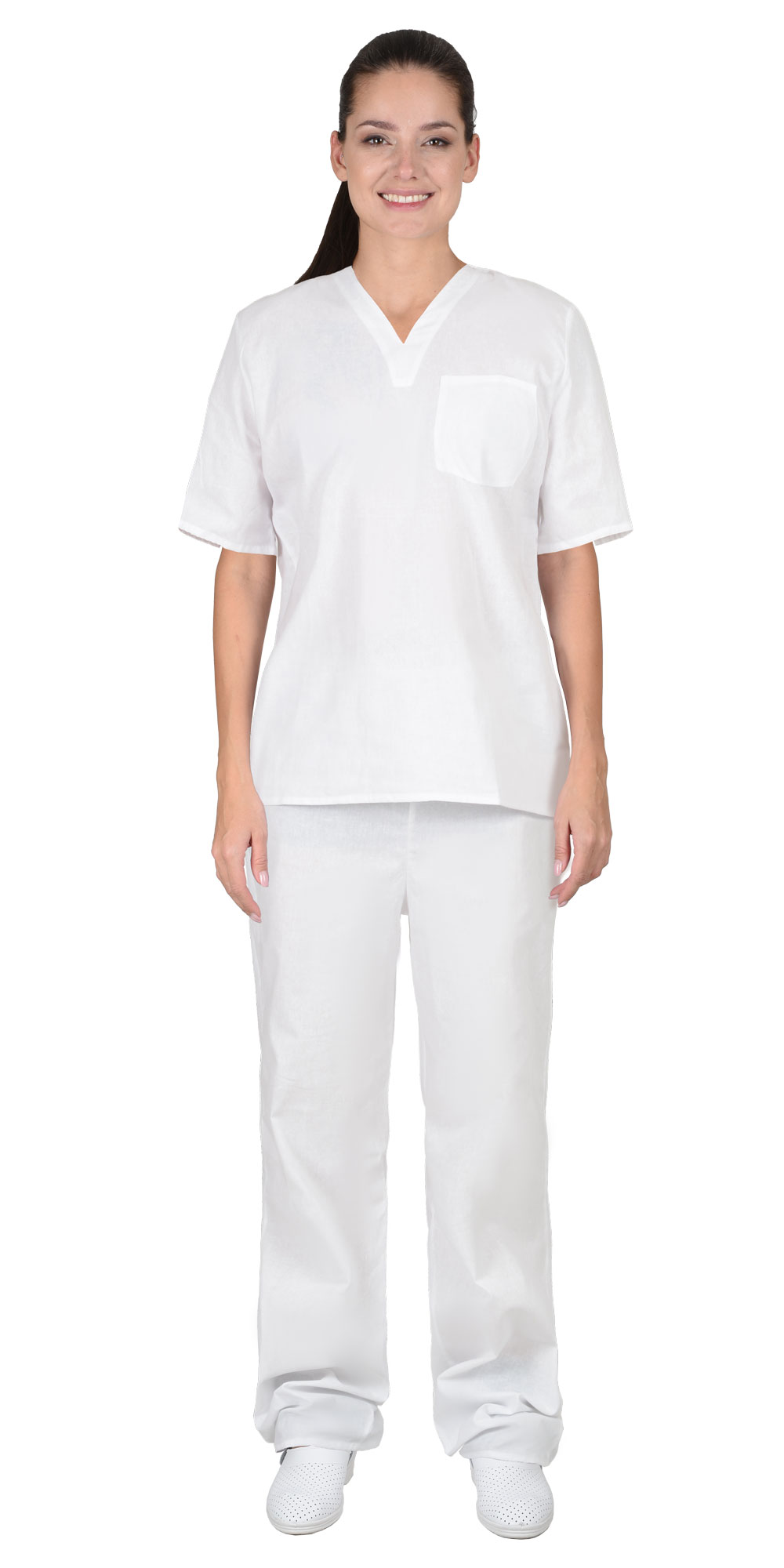 Костюм пекаря универсальный белый