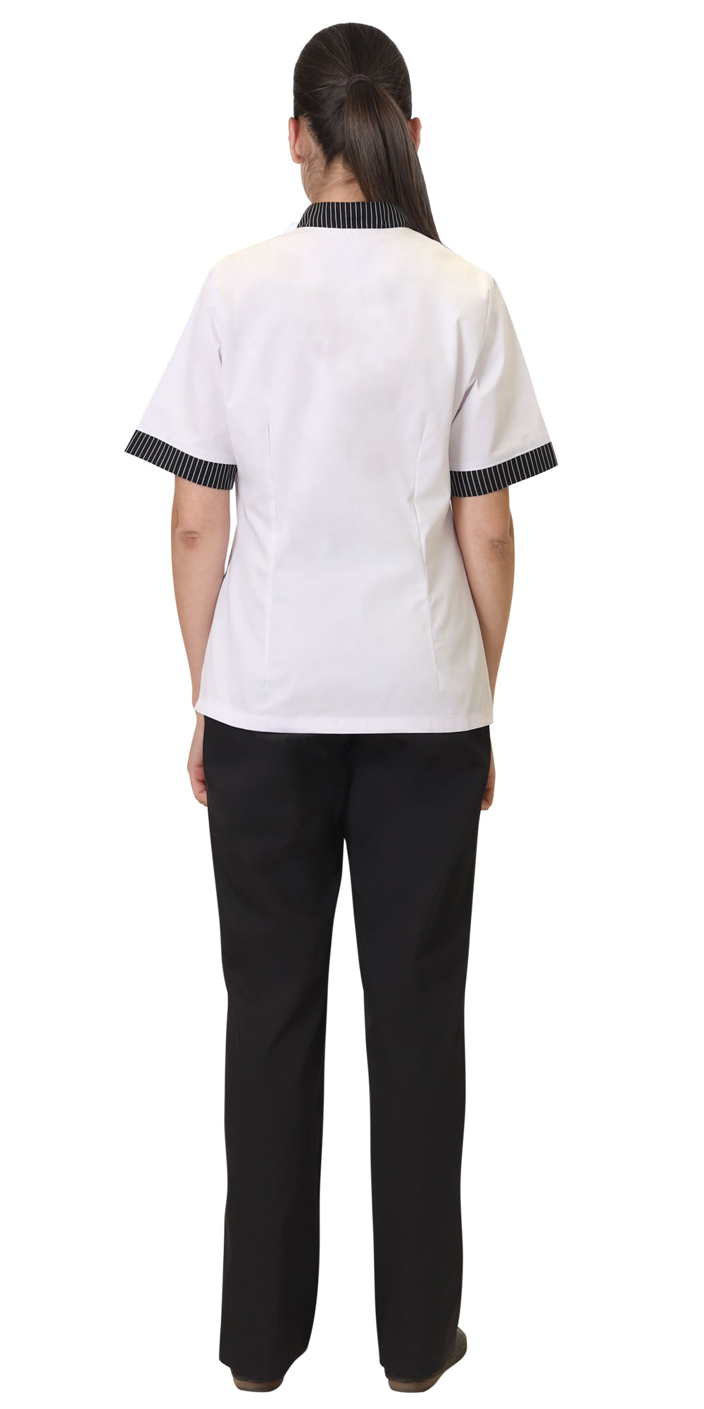 Китель СИРИУС-МИШЛЕН женский белый с отделкой 