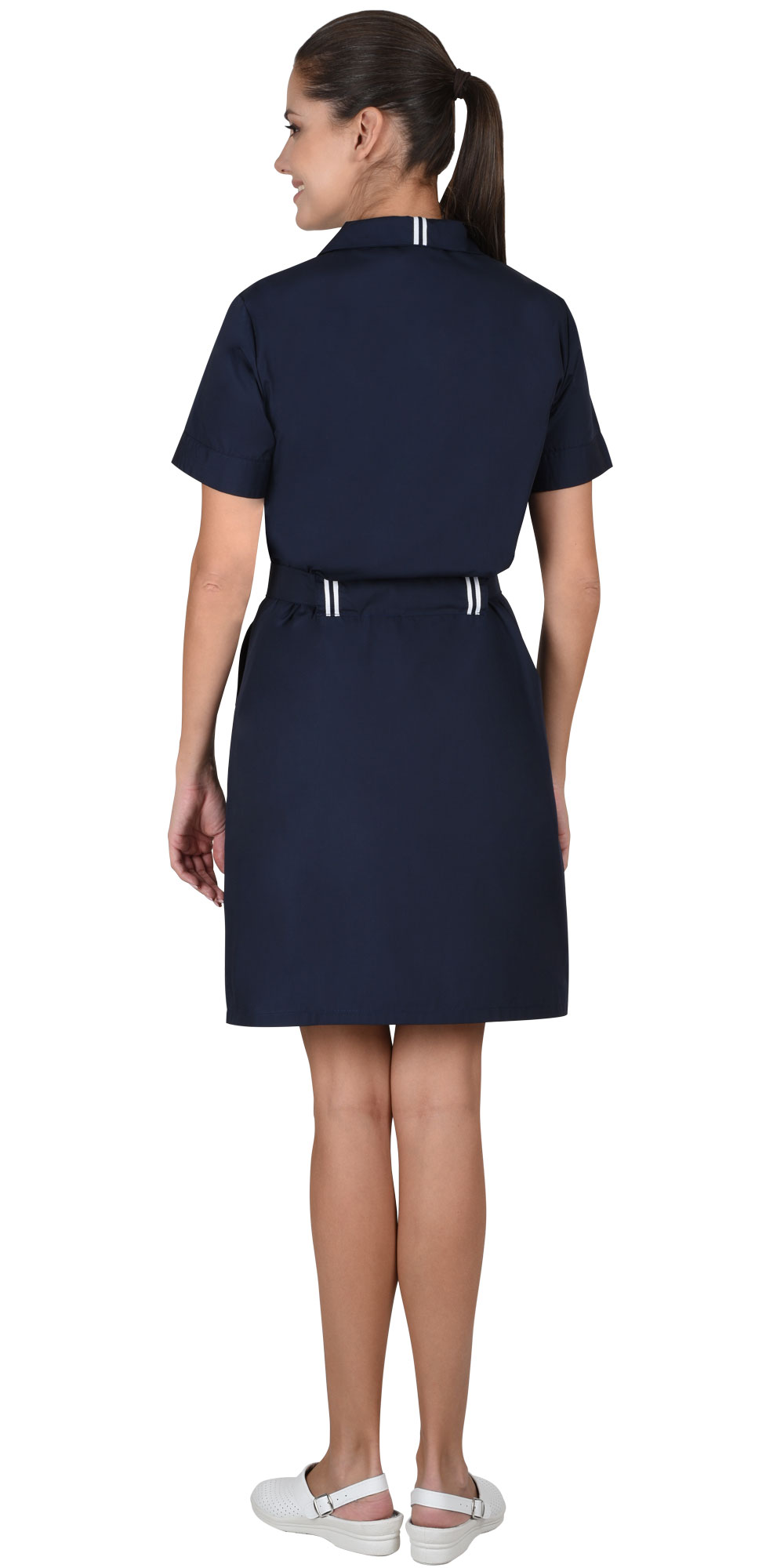 Халат СИРИУС-ВИКТОРИЯ женский темно-синий