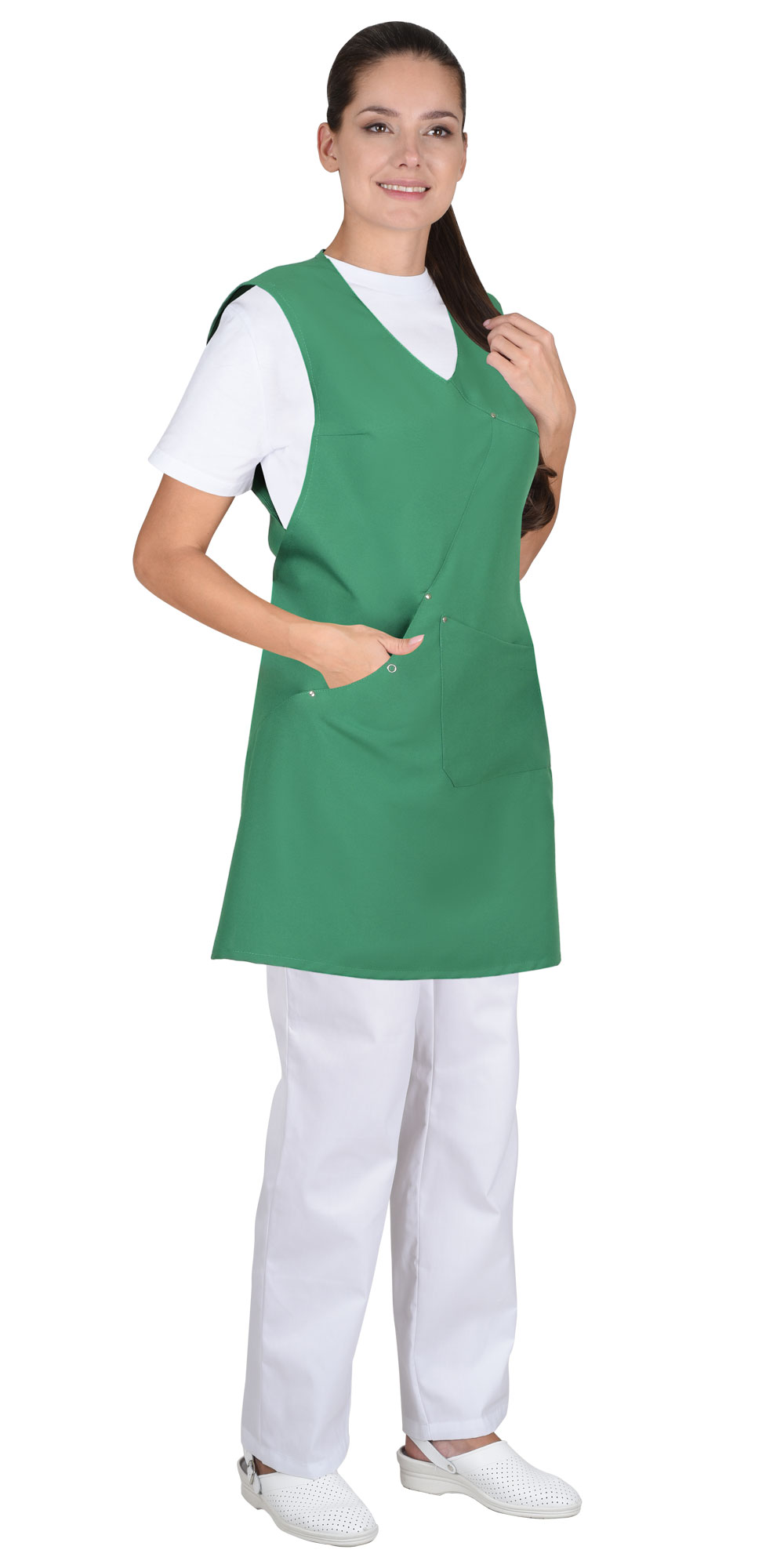 Фартук СИРИУС-ФЛЁР зеленый