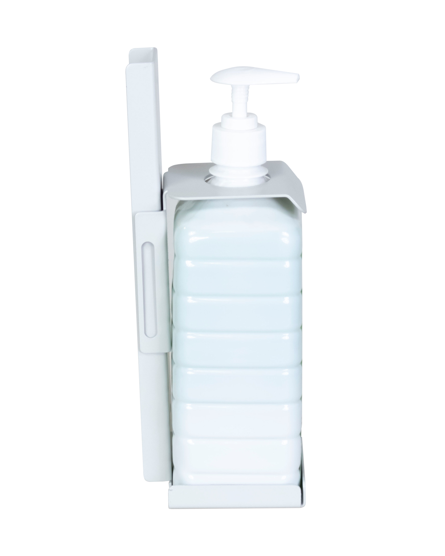 Универсальный настенный держатель для флаконов на 1 литр с помпой