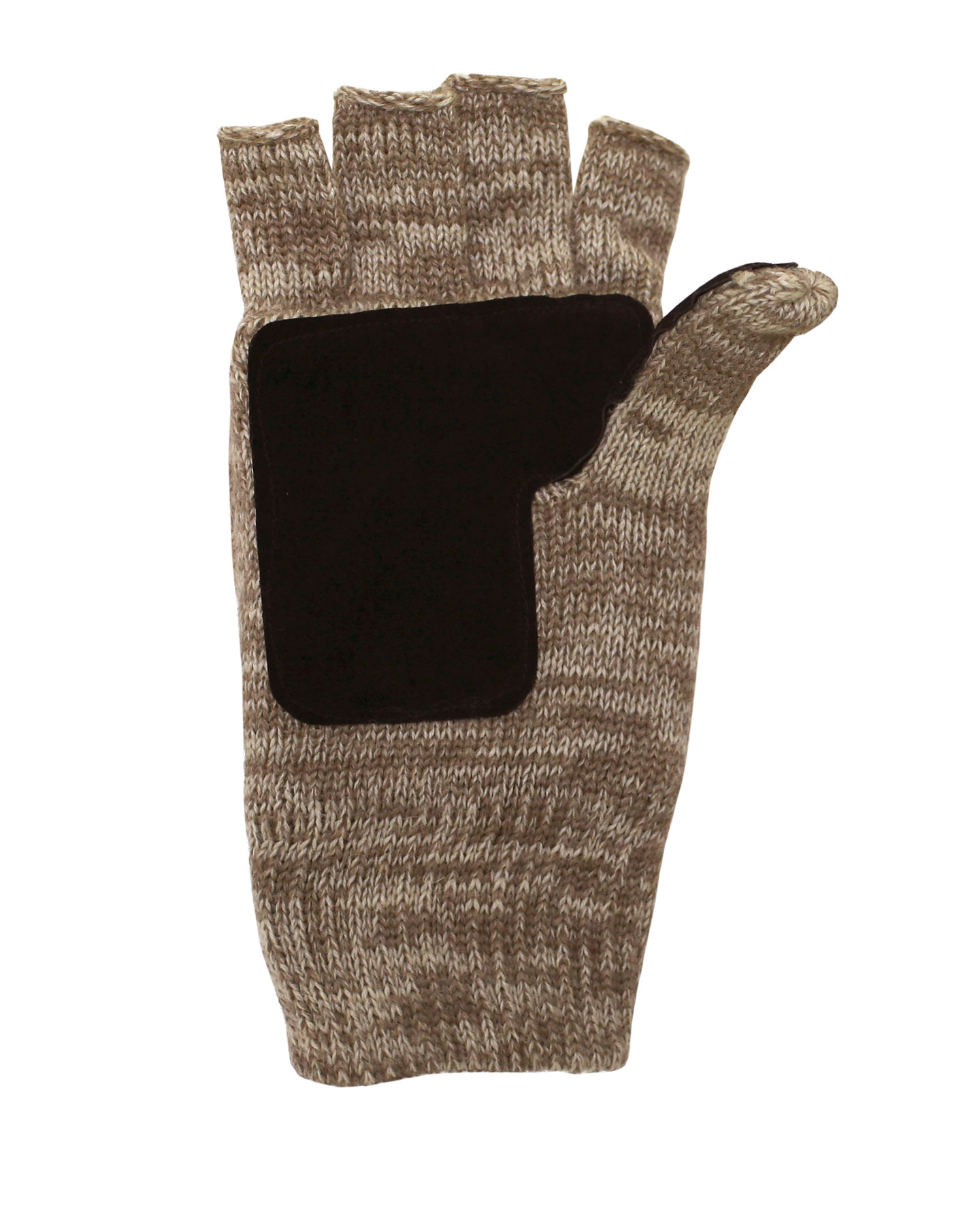 Перчатки-Варежки Юкагиры тинсулейт, откидн. варежка, спилк. ладонь, уп.120п