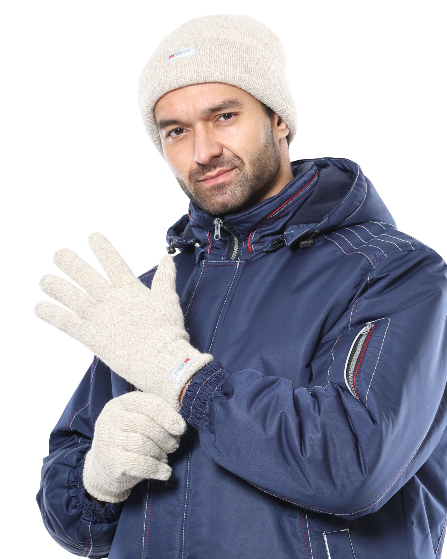 Перчатки шерстяные с утеплителем ТИНСУЛЕЙТ 