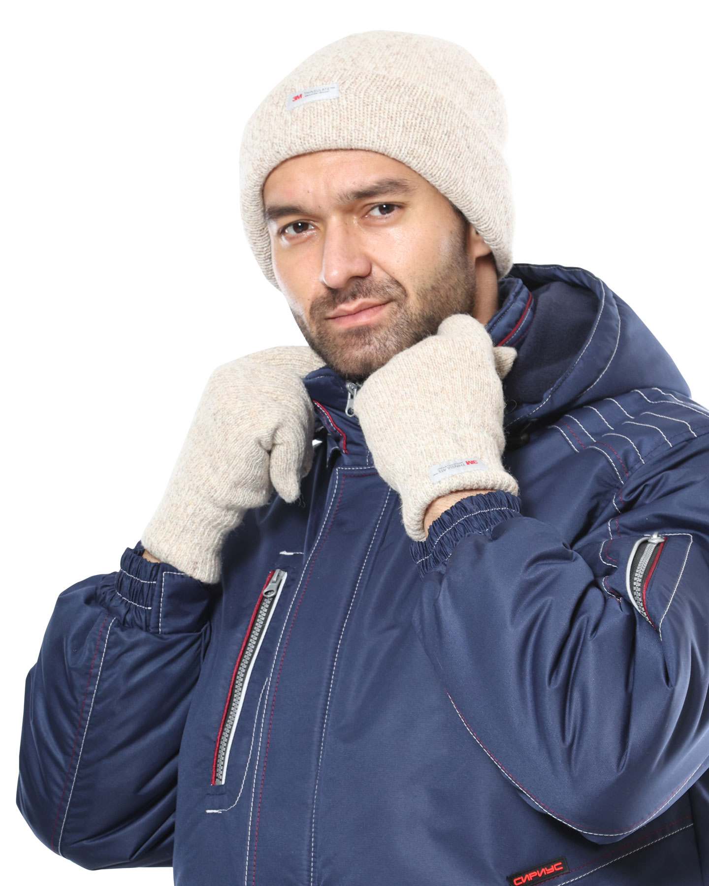 Перчатки шерстяные с утеплителем ТИНСУЛЕЙТ 