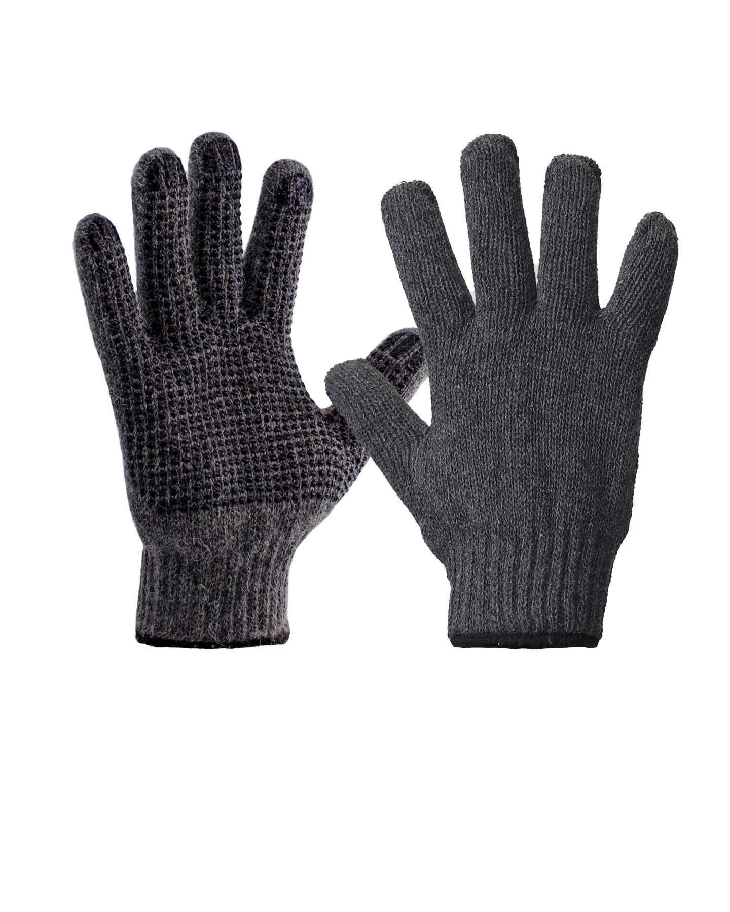 Перчатки ПШ с ПВХ арт.103 р.9 шерсть 30% акрил 70% 7 класс ручной оверлок (10х250)