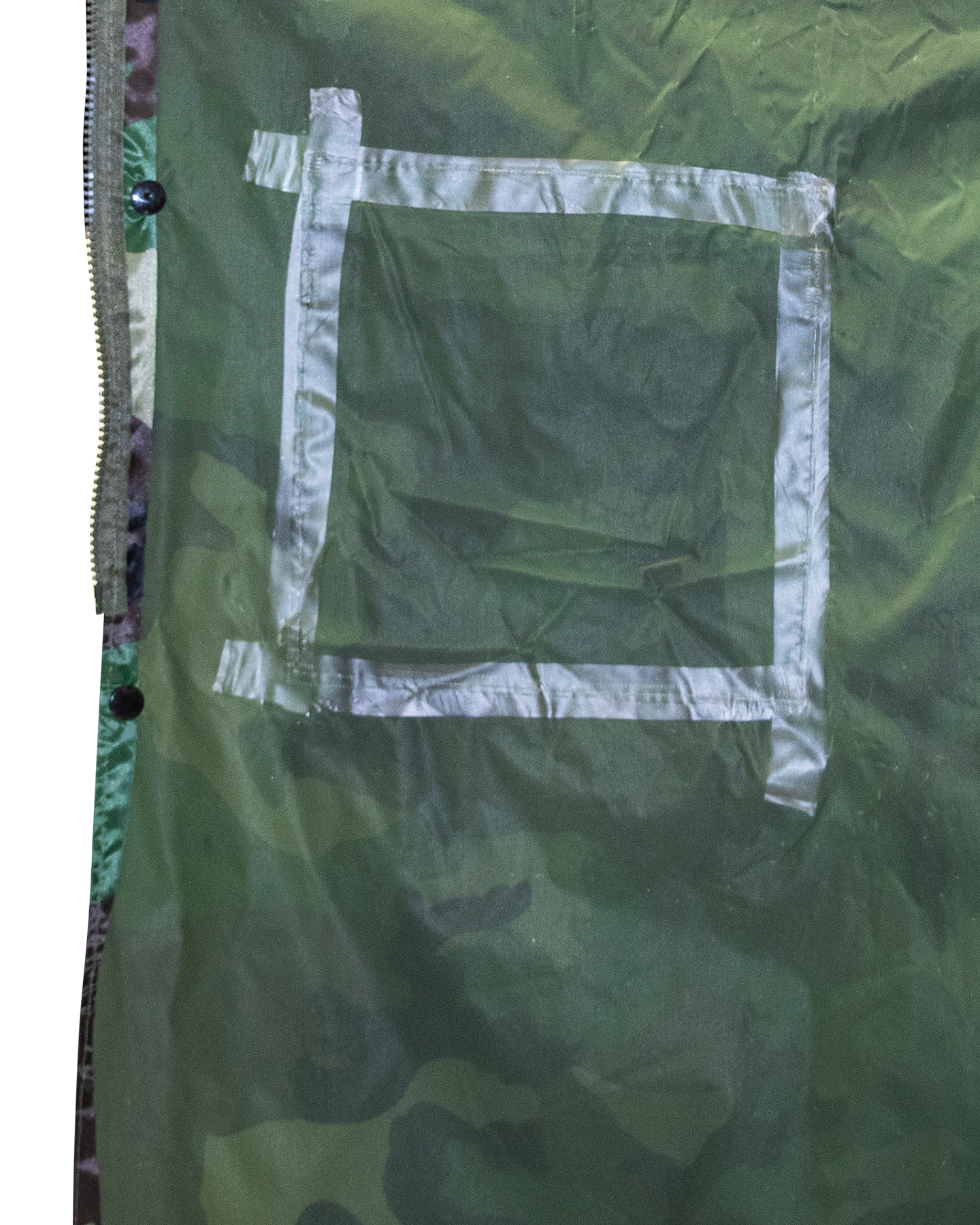 Плащ влагозащитный SIRIUS Стандарт (210 гр/м2) КМФ зеленый (ЧЗ)