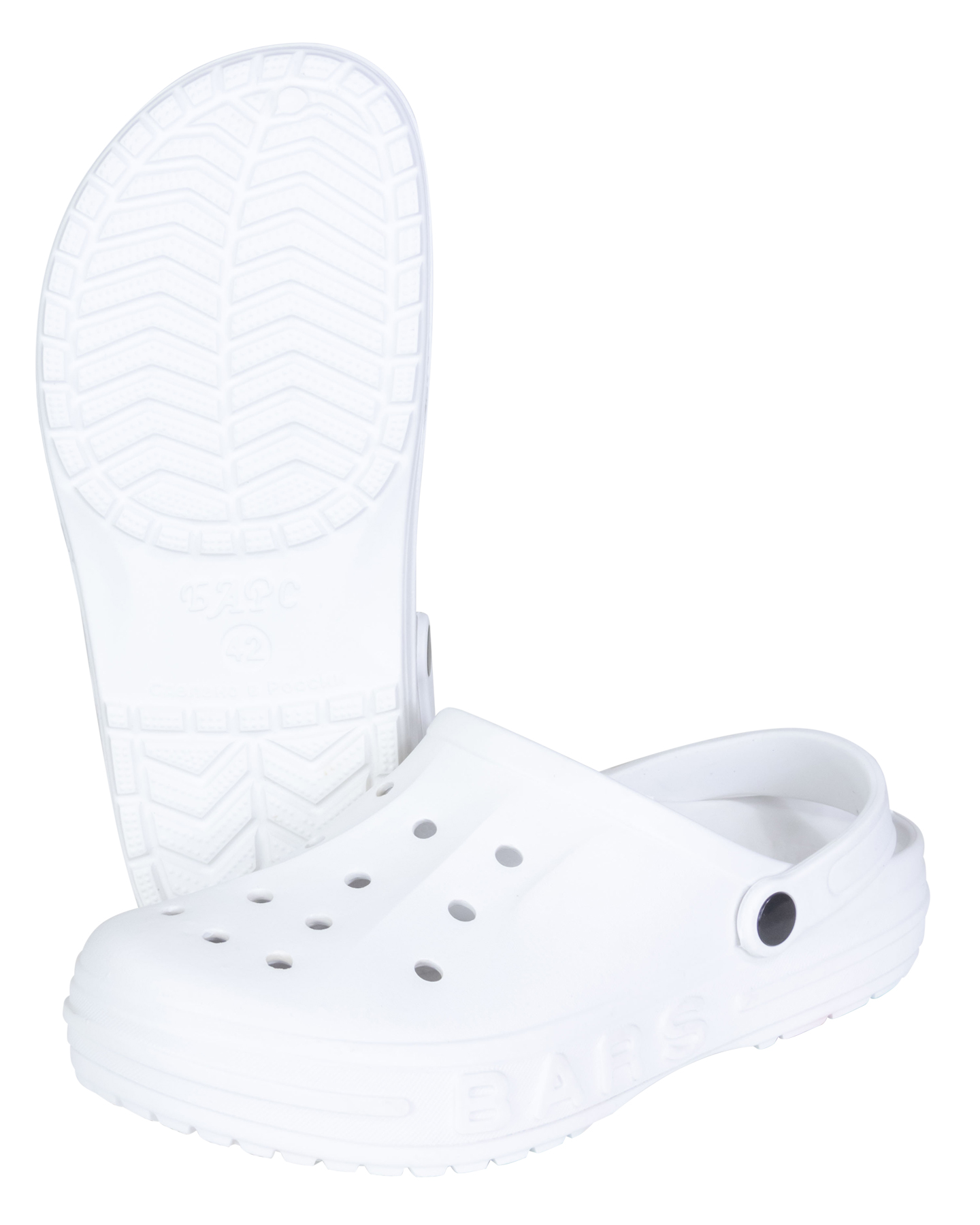 Сабо из ЭВА БАРС (С-01) белые