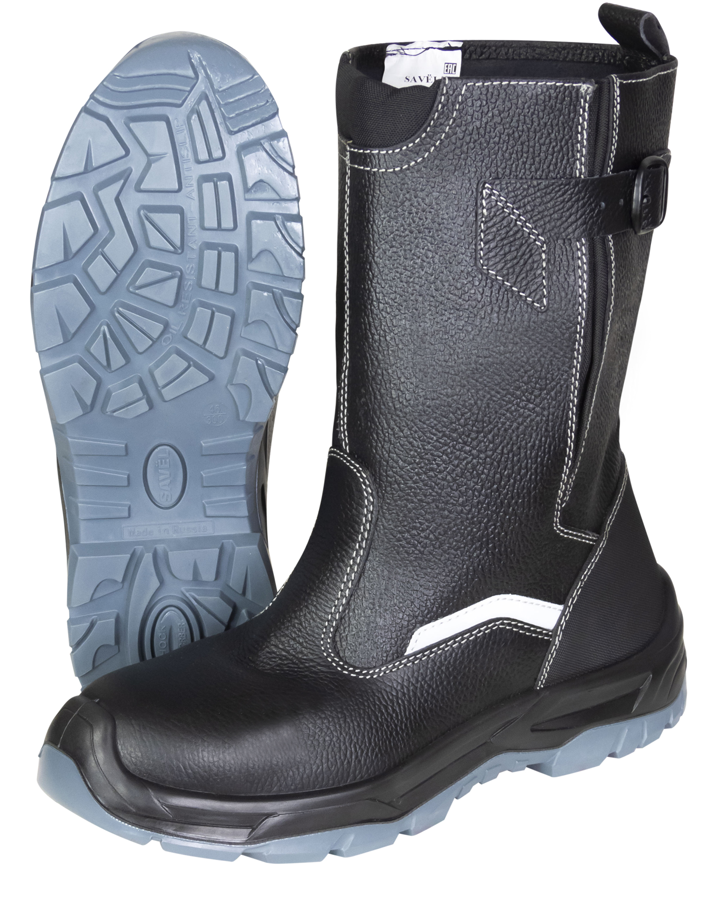 Сапоги SAVЁL-ДЖЕТ кожа, МП, ПУ-ТПУ