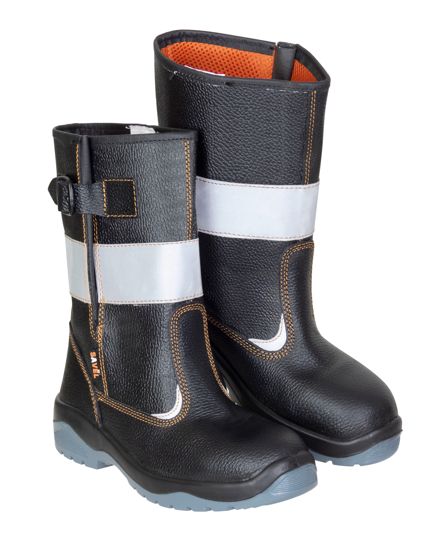 Сапоги SAVЁL-ЕВРОПА Р с СОП, кожа, ПУ-ТПУ