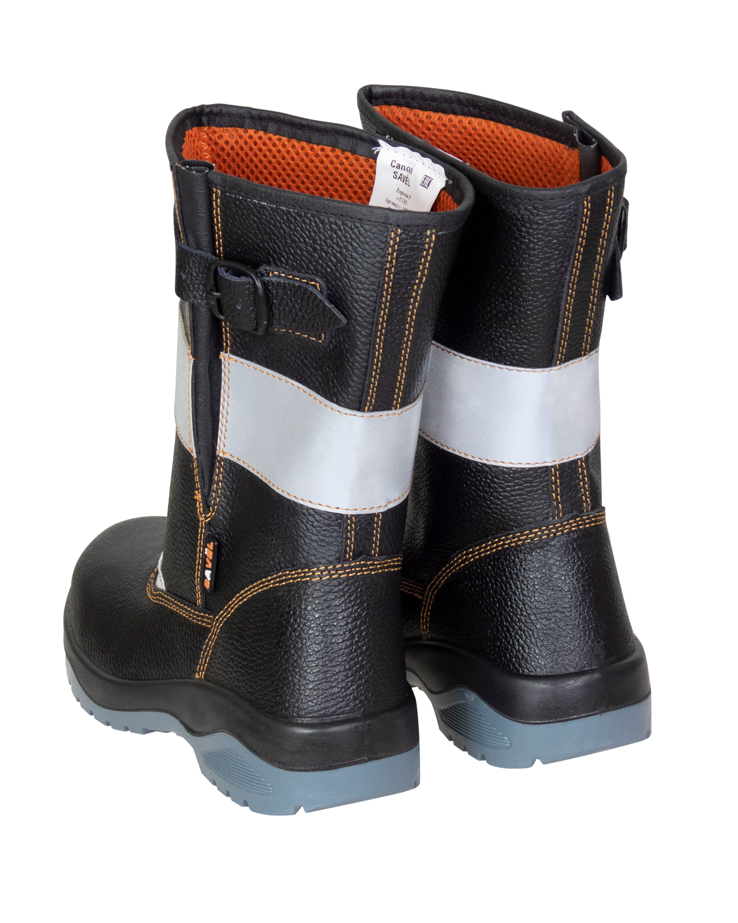 Сапоги SAVЁL-ЕВРОПА Р с СОП, кожа, МП МС, ПУ-ТПУ