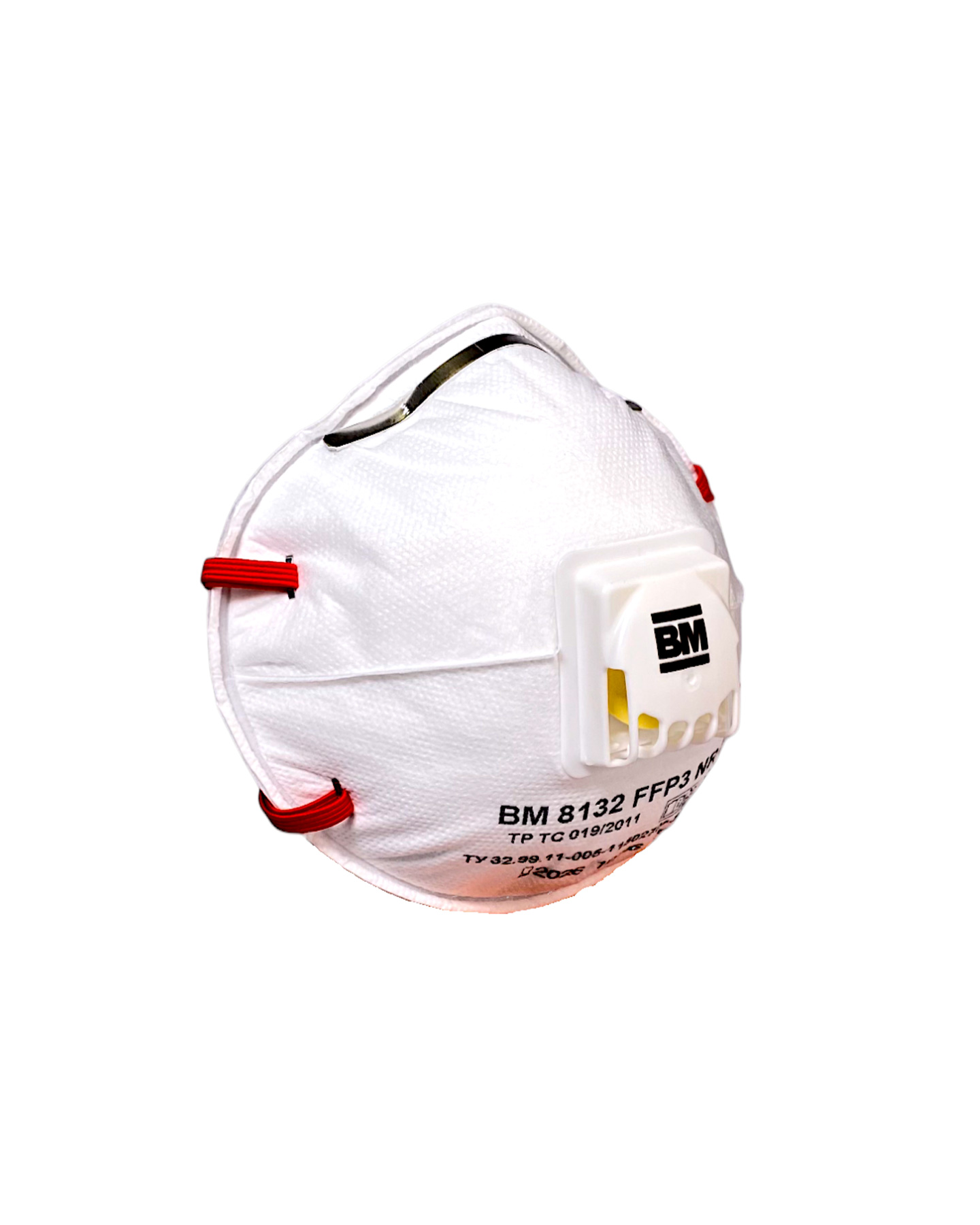 Респиратор ВМ-8132 NR D FFP3 (50 ПДК) с клапаном, чашеобразная, от аэрозолей (кр10х240)