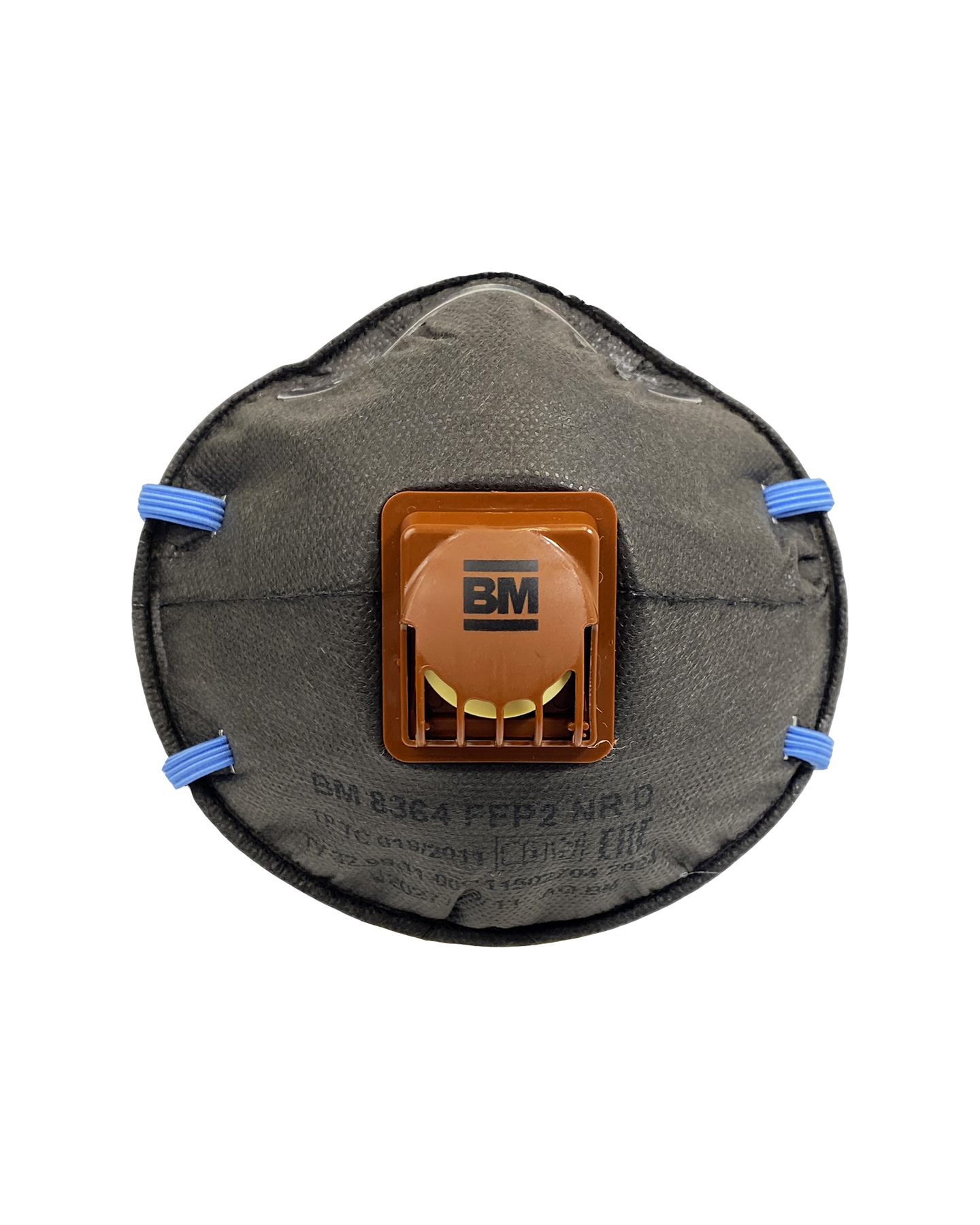 Респиратор ВМ-8364 NR D FFP2 (12 ПДК) с клапаном, чашеобразная, от аэрозолей (кр10х240)