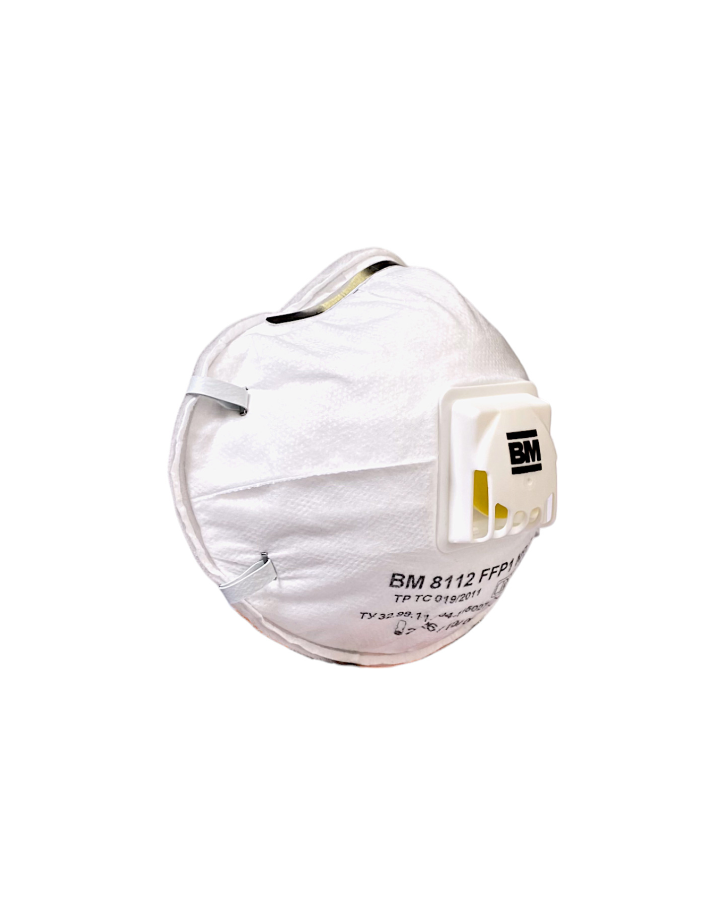 Респиратор ВМ-8112 NR D FFP1 (4 ПДК) с клапаном, чашеобразная, от аэрозолей (инд.упак.1х100)