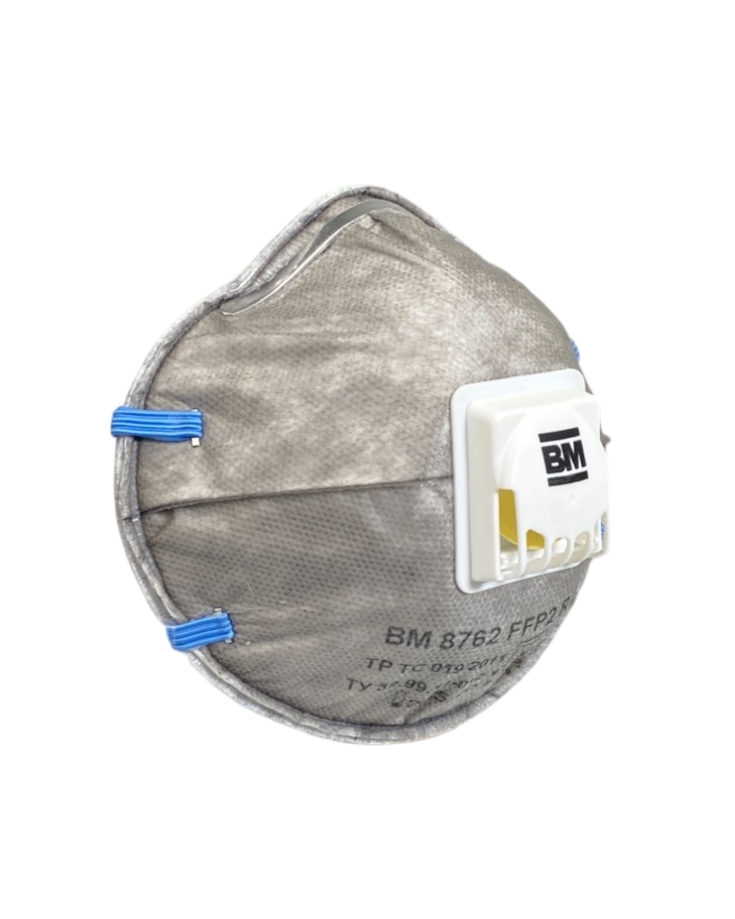 Респиратор ВМ-8762 NR D FFP2 (12 ПДК) с клапаном, чашеобразная, от аэрозолей (инд.упак.1х100)