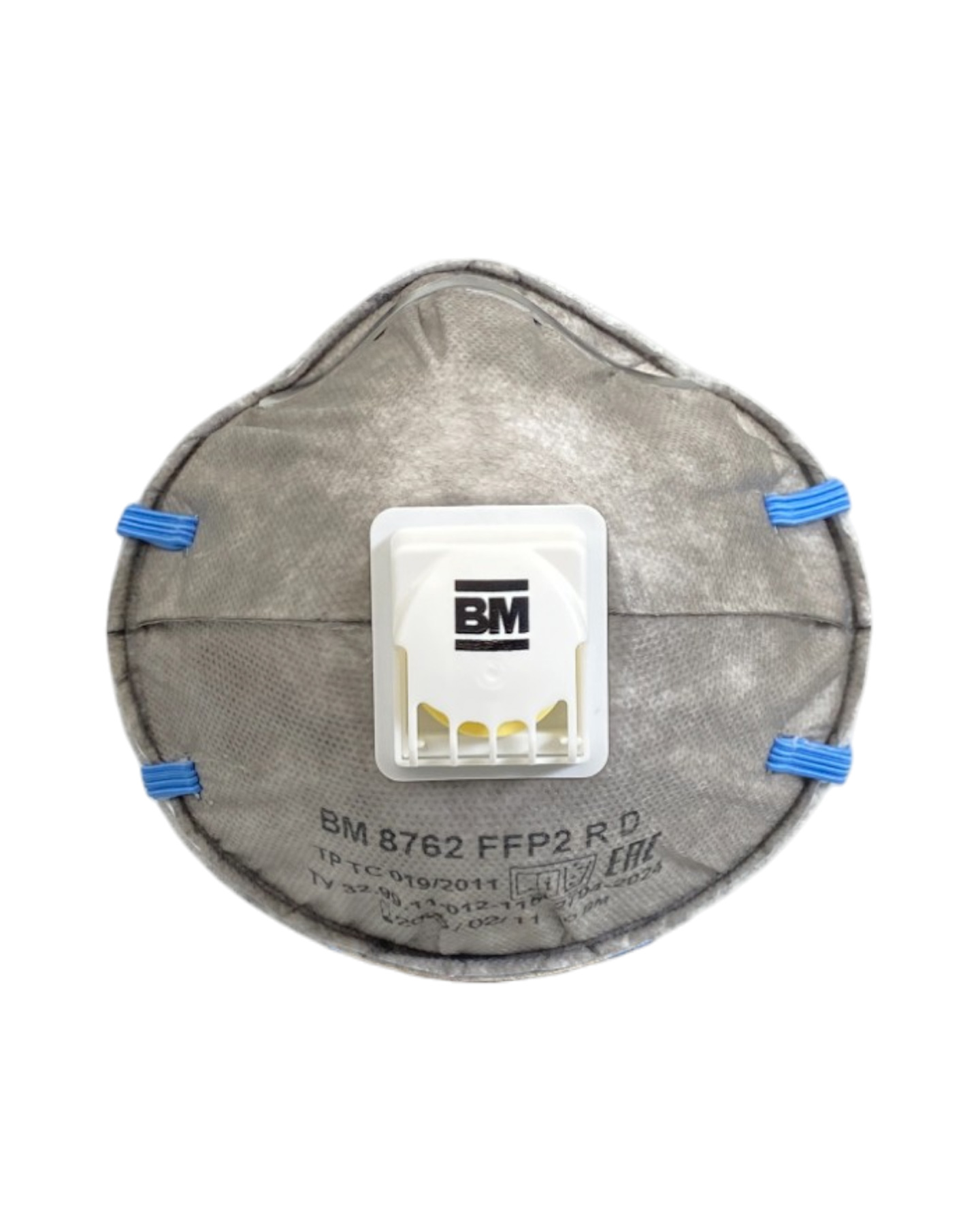 Респиратор ВМ-8762 NR D FFP2 (12 ПДК) с клапаном, чашеобразная, от аэрозолей (инд.упак.1х100)