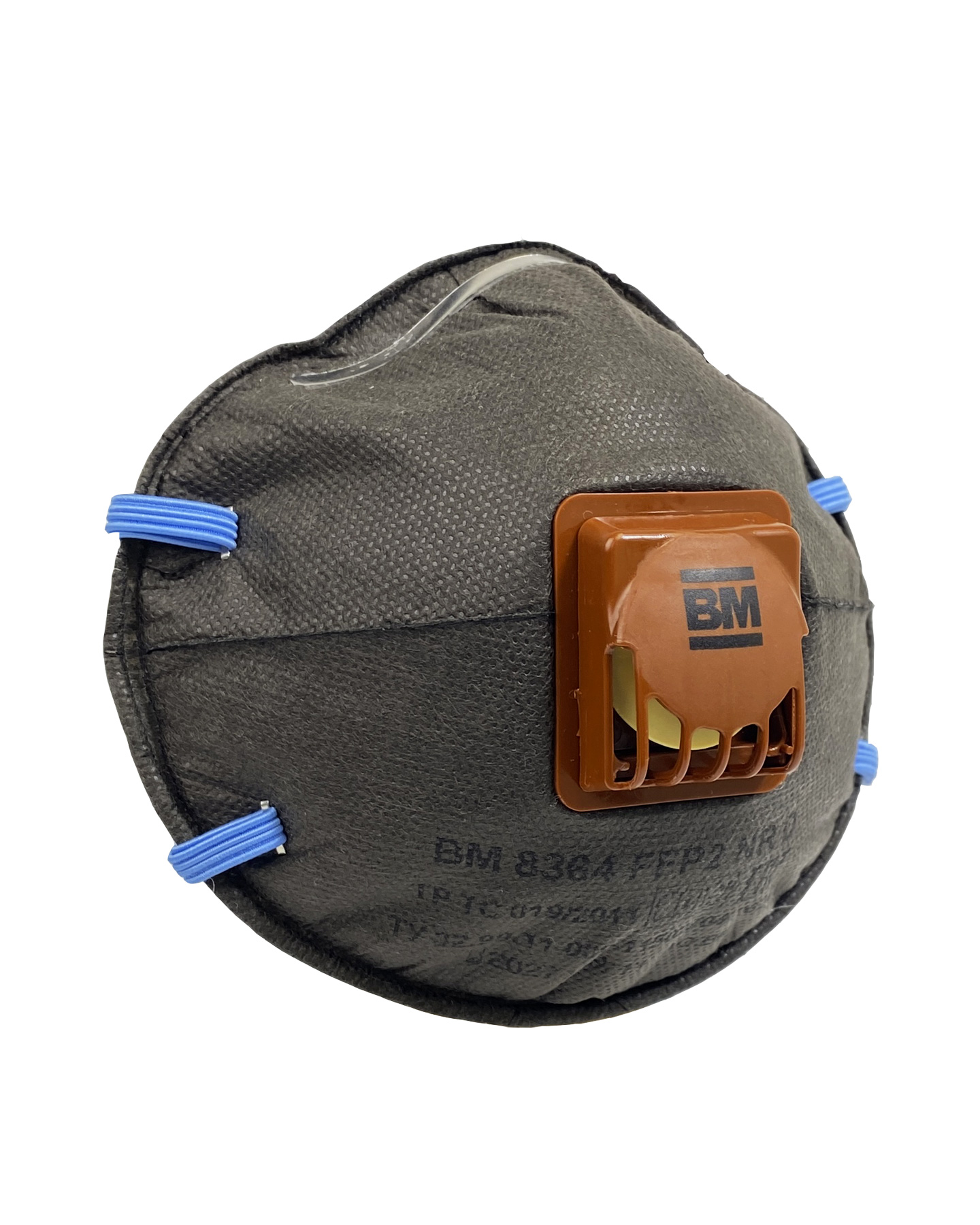 Респиратор ВМ-8364 NR D FFP2 (12 ПДК) с клапаном, чашеобразная, от аэрозолей (инд.упак.1х100)