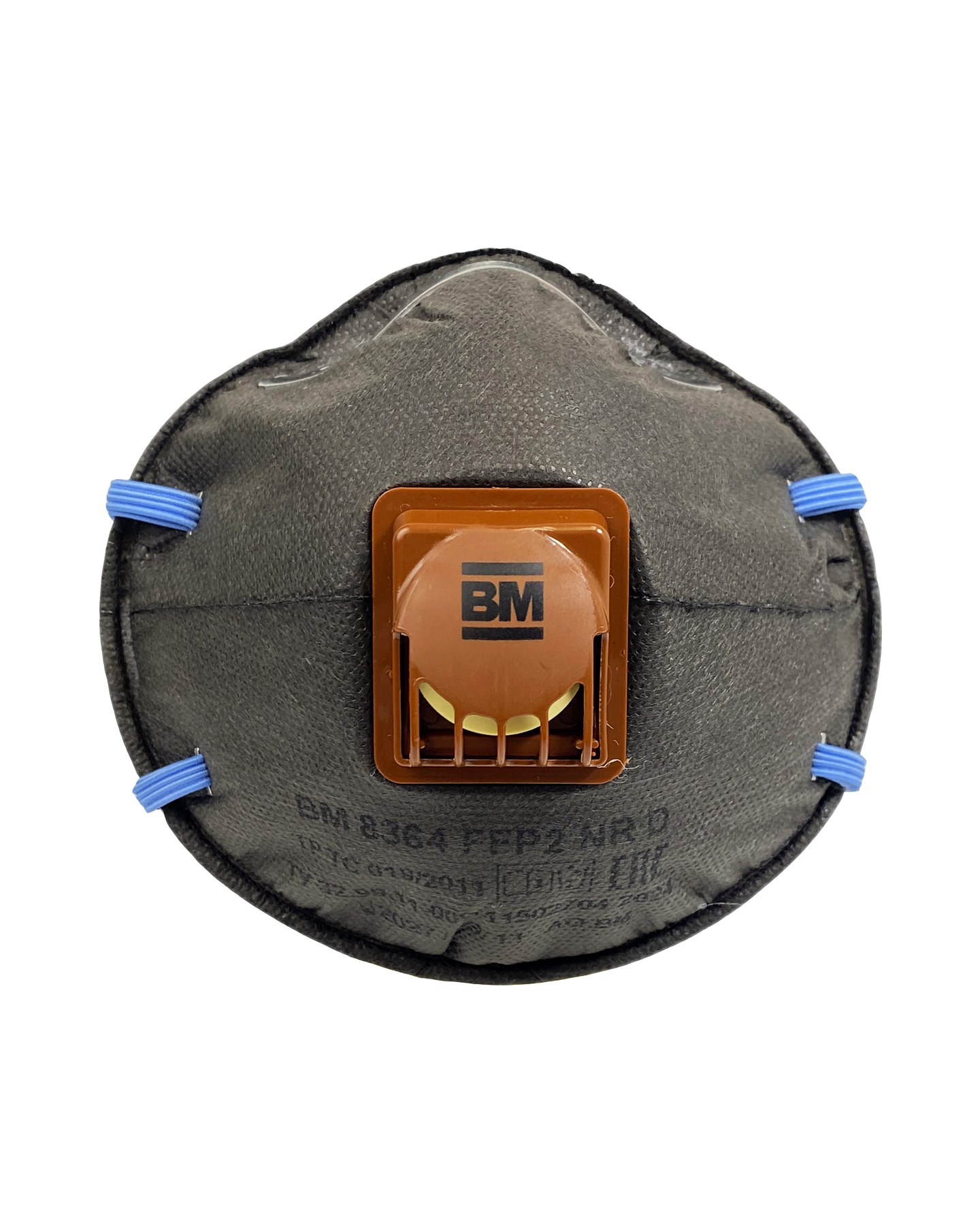 Респиратор ВМ-8364 NR D FFP2 (12 ПДК) с клапаном, чашеобразная, от аэрозолей (инд.упак.1х100)