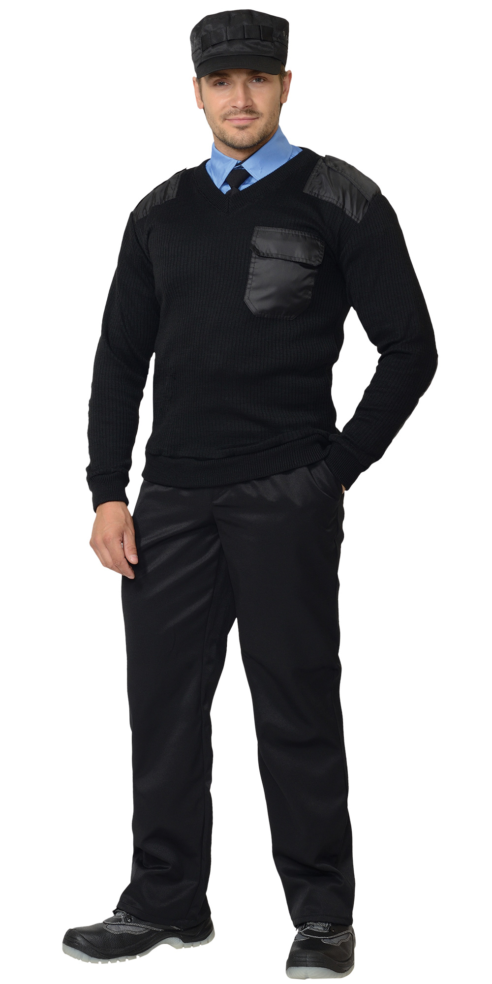 Джемпер форменный чёрный