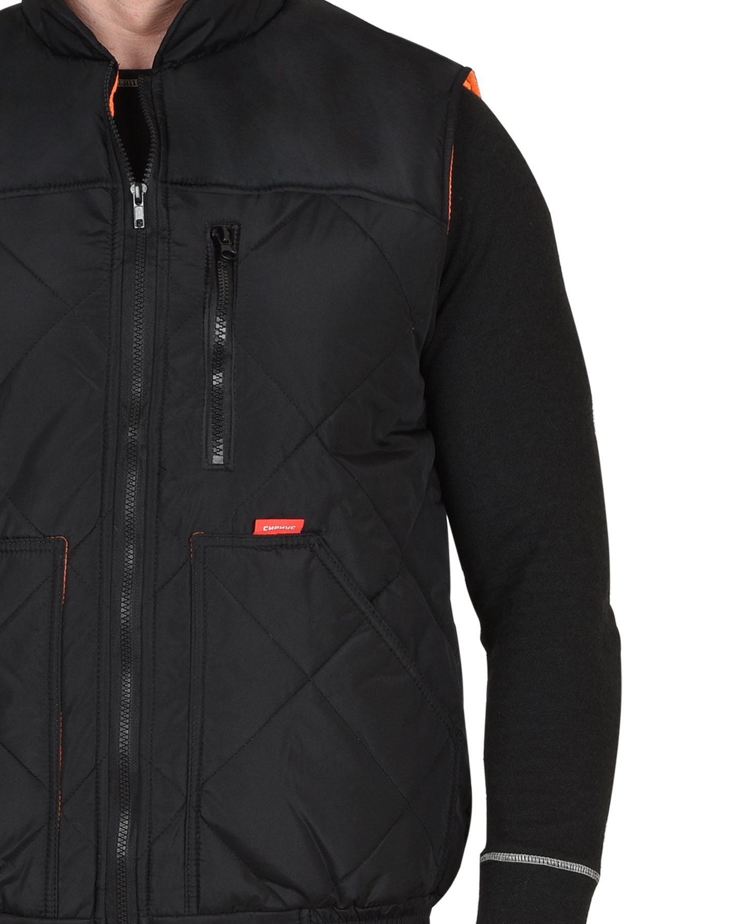 Жилет СИРИУС-ЕВРОПА утепленный чёрный 