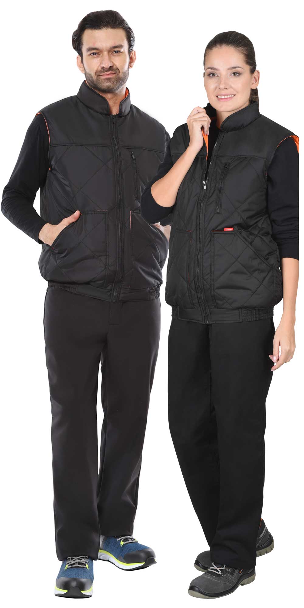 Жилет СИРИУС-ЕВРОПА утепленный чёрный 