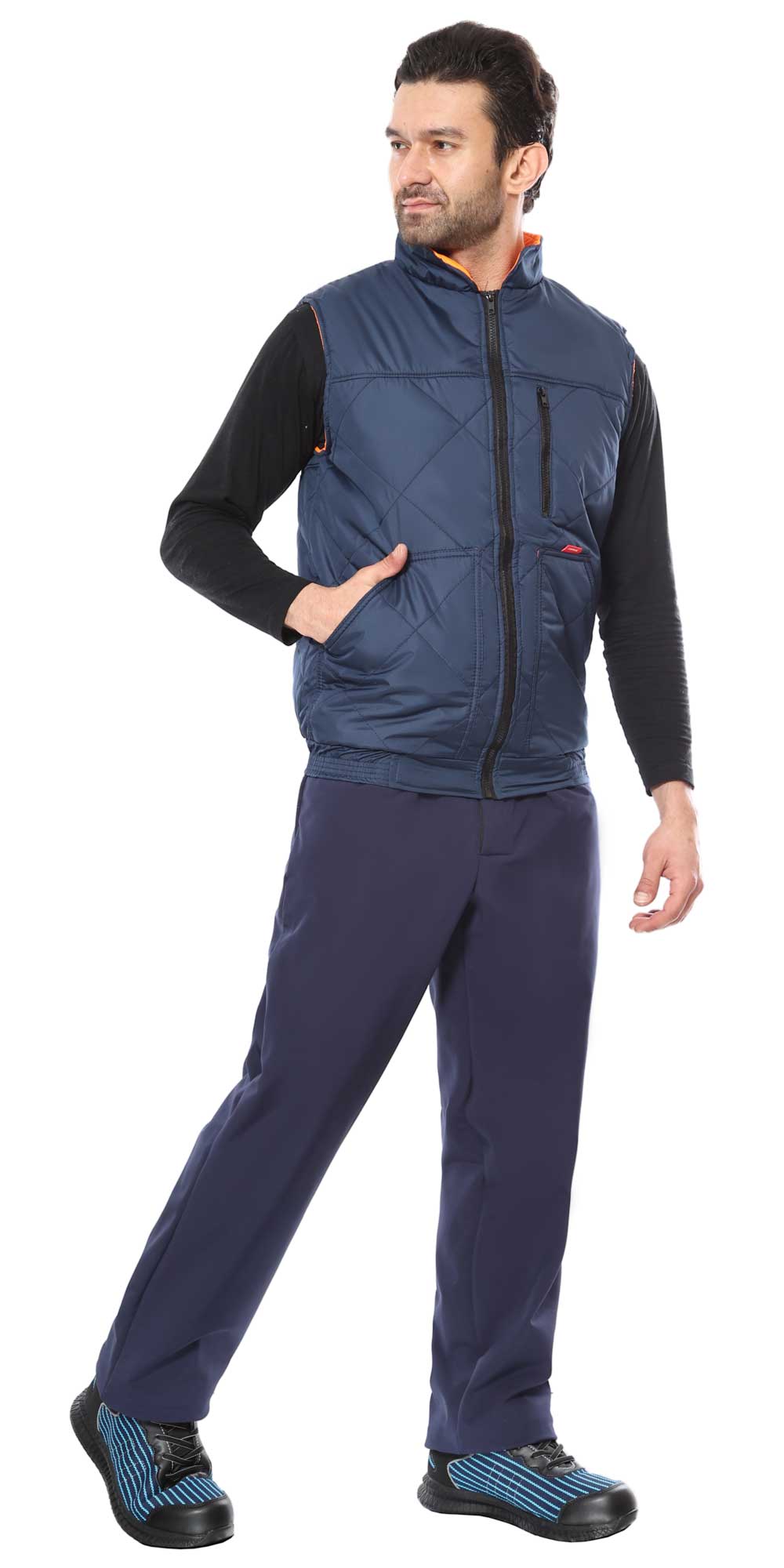 Жилет СИРИУС-ЕВРОПА утепленный тёмно-синий 