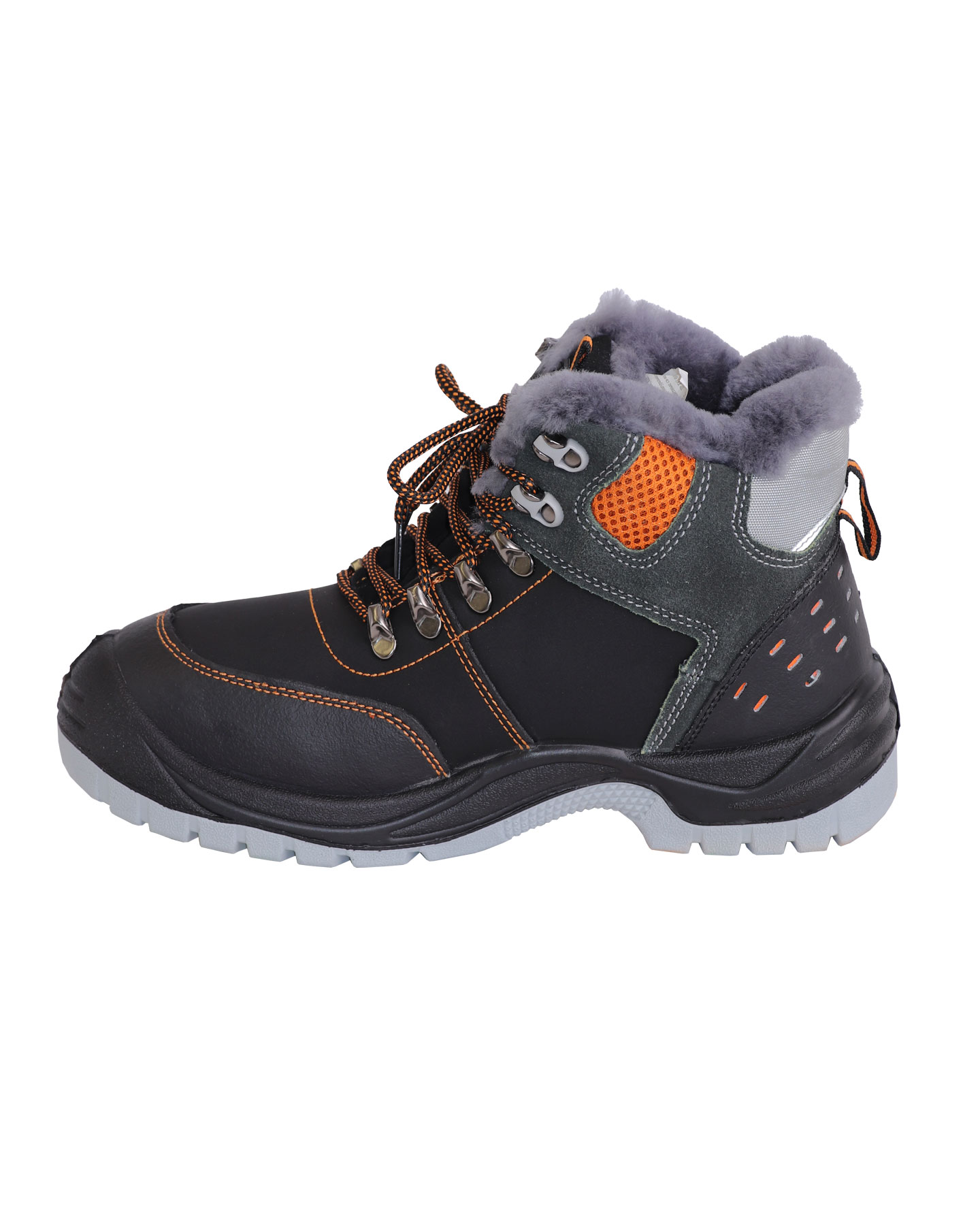 Ботинки АКТИВ, кожа, нат. мех, ПУ-ТПУ