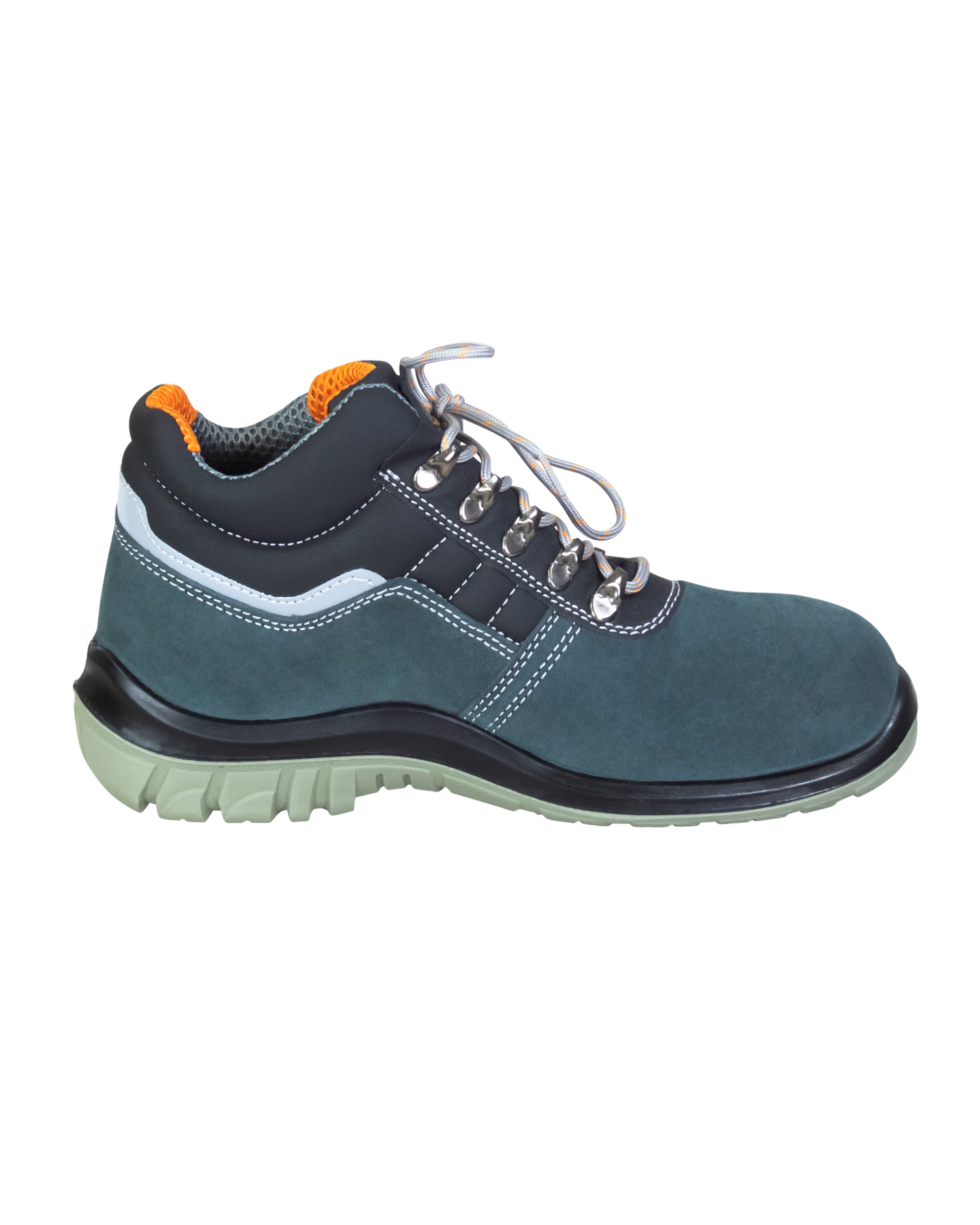 Ботинки УНИВЕРСАЛ, замша (серые), ПУ-ПУ