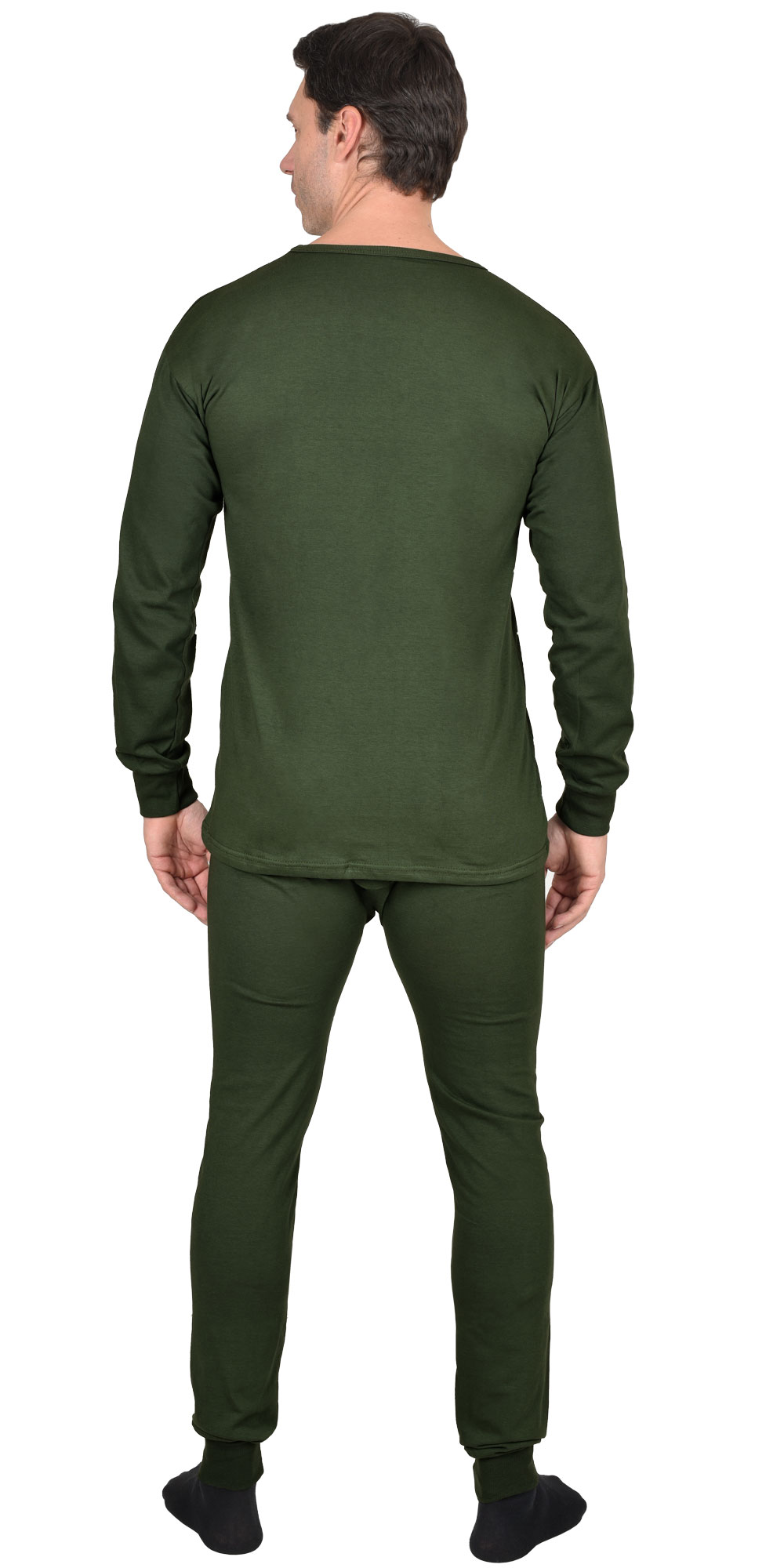 Бельё нательное трикотажное (лето) пл,180 гр/м2, оливковое,100% х/б (ЧЗ)