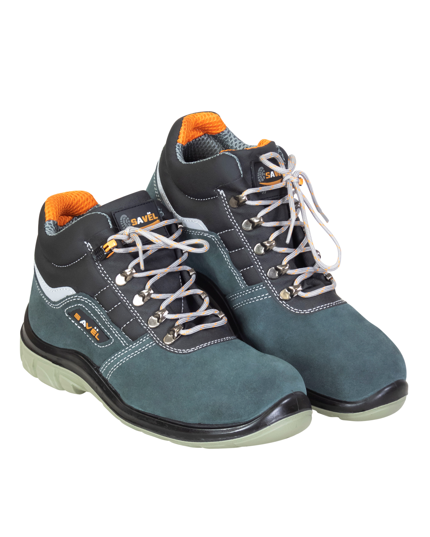 Ботинки УНИВЕРСАЛ, замша (серые), ПКП, ПУ