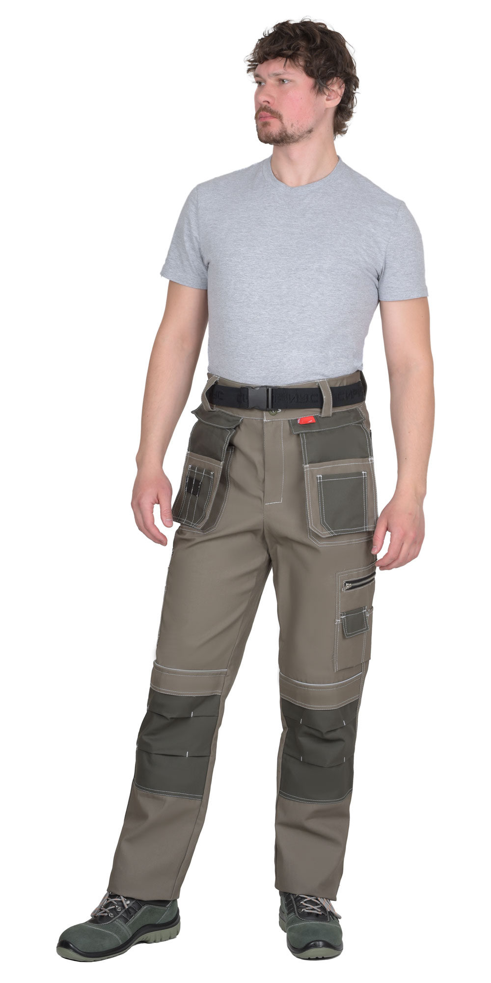 Брюки СИРИУС-ТОКИО т. песочный с хаки 100%х/б пл. 265 г/кв.м