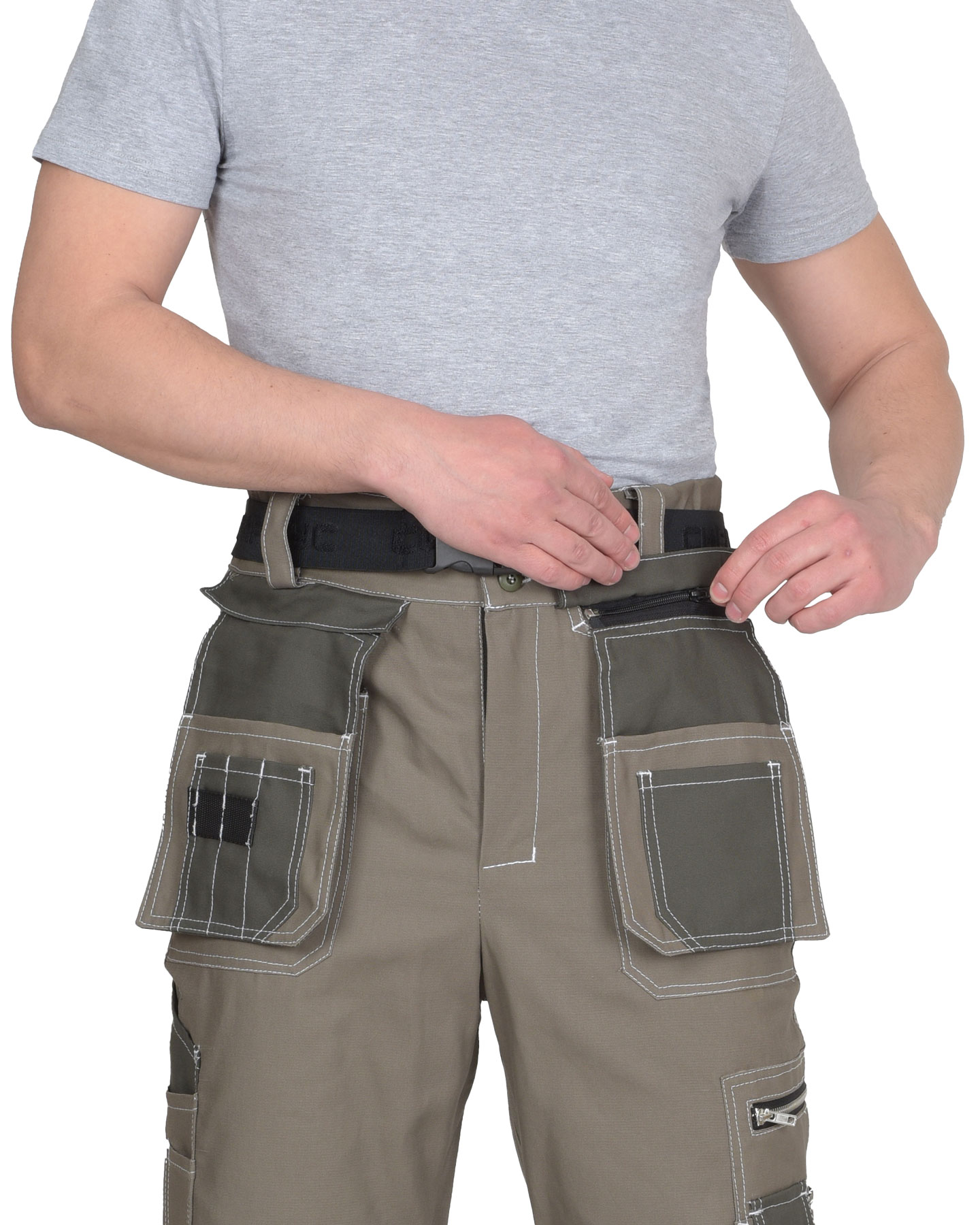 Брюки СИРИУС-ТОКИО т. песочный с хаки 100%х/б пл. 265 г/кв.м