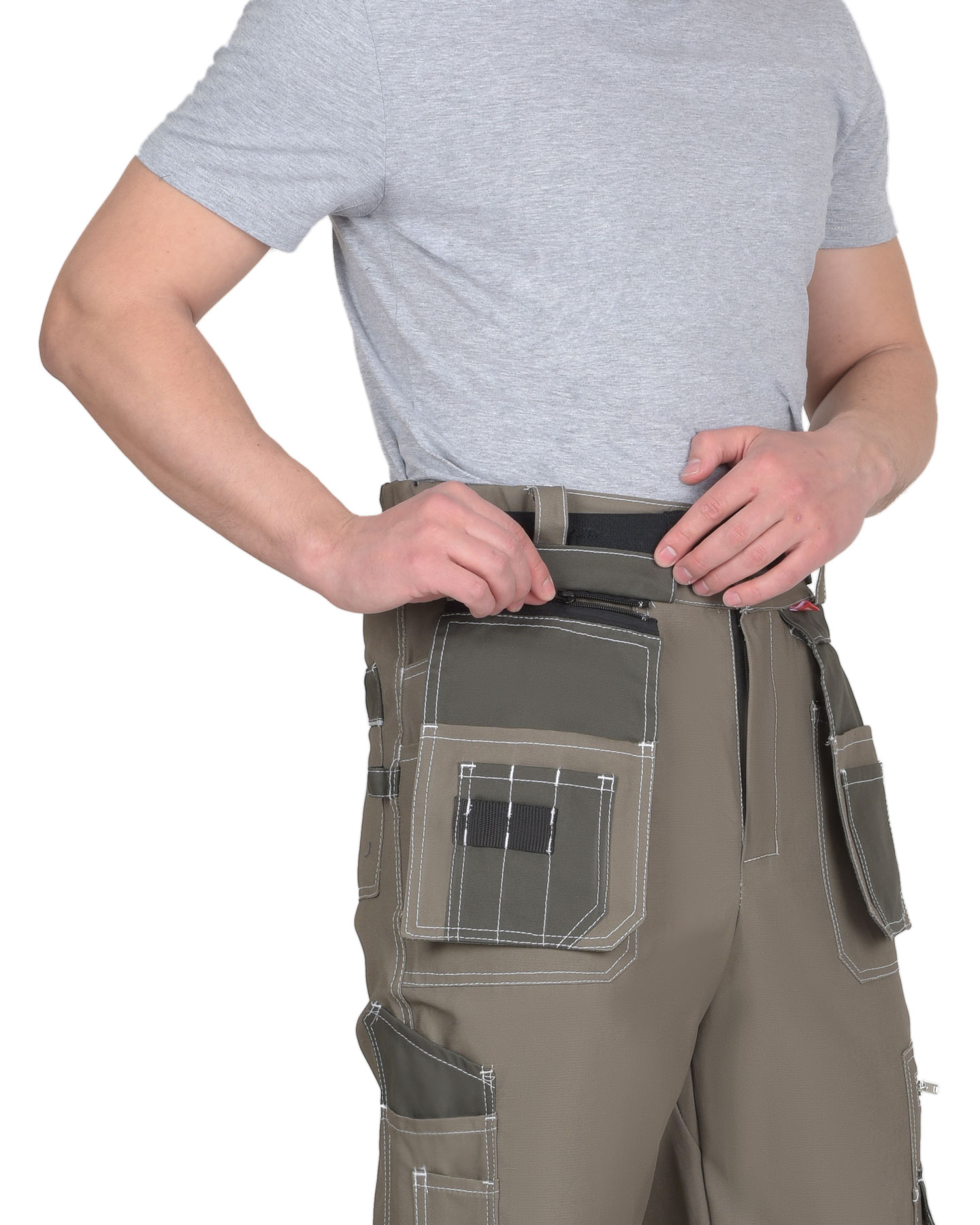 Брюки СИРИУС-ТОКИО т. песочный с хаки 100%х/б пл. 265 г/кв.м