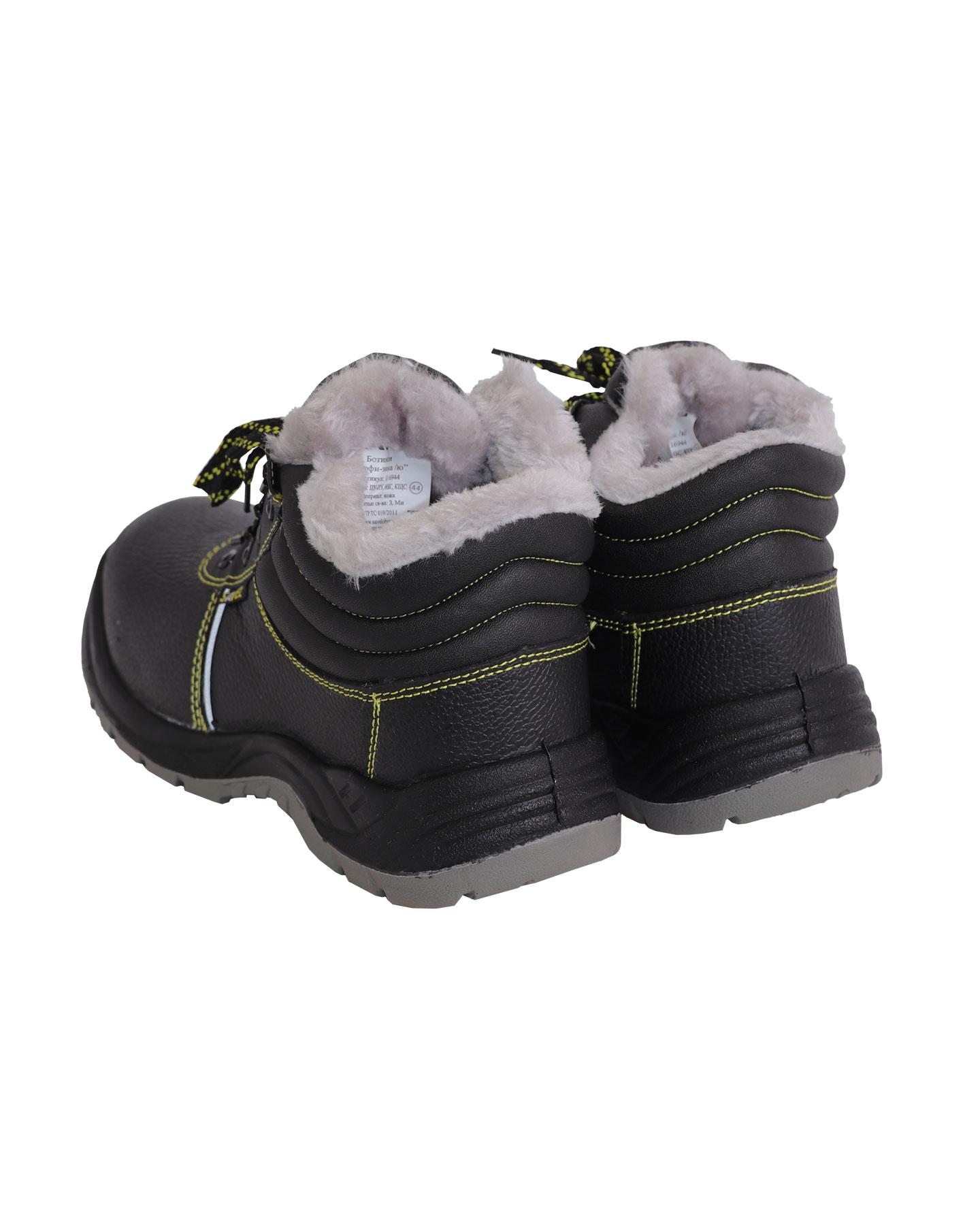 Ботинки ПРОФИ-ЗИМА/Ю, кожа, иск. мех, ПУ-ПУ