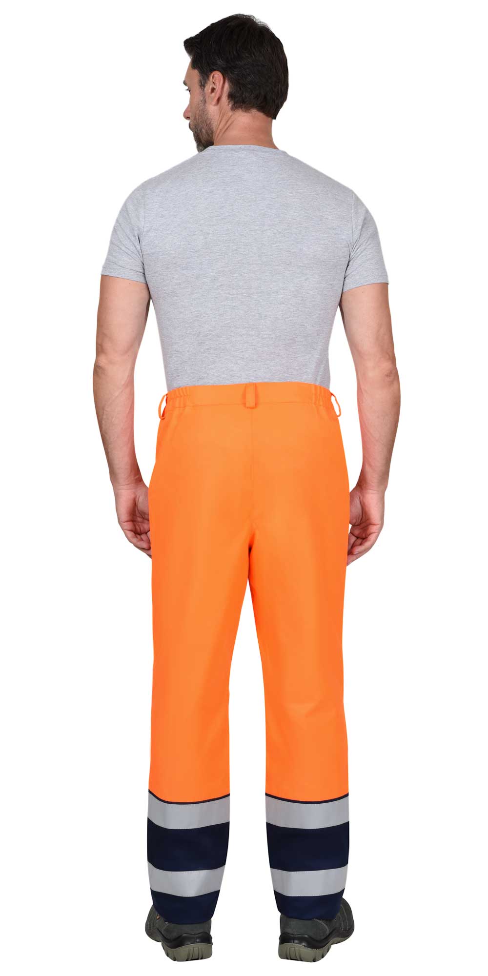 Брюки СИРИУС-ТЕРМИНАЛ-3-РОСС оранжевые с темно-синим