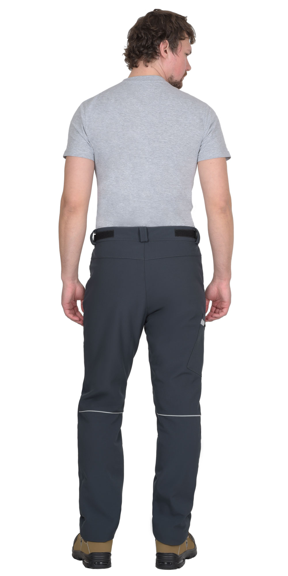 Брюки СИРИУС-СПЕЙС софтшелл сине-серые