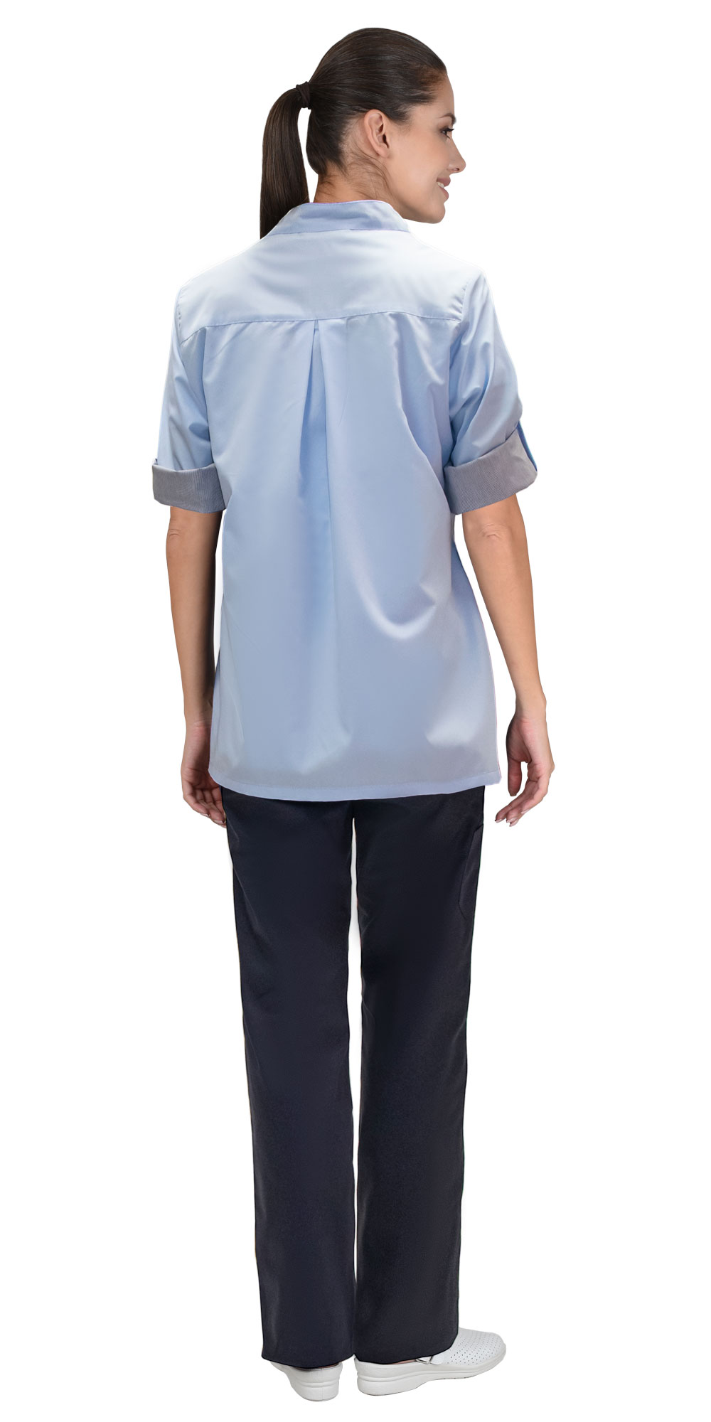 Блуза СИРИУС-ВЕНЕЦИЯ женская голубая