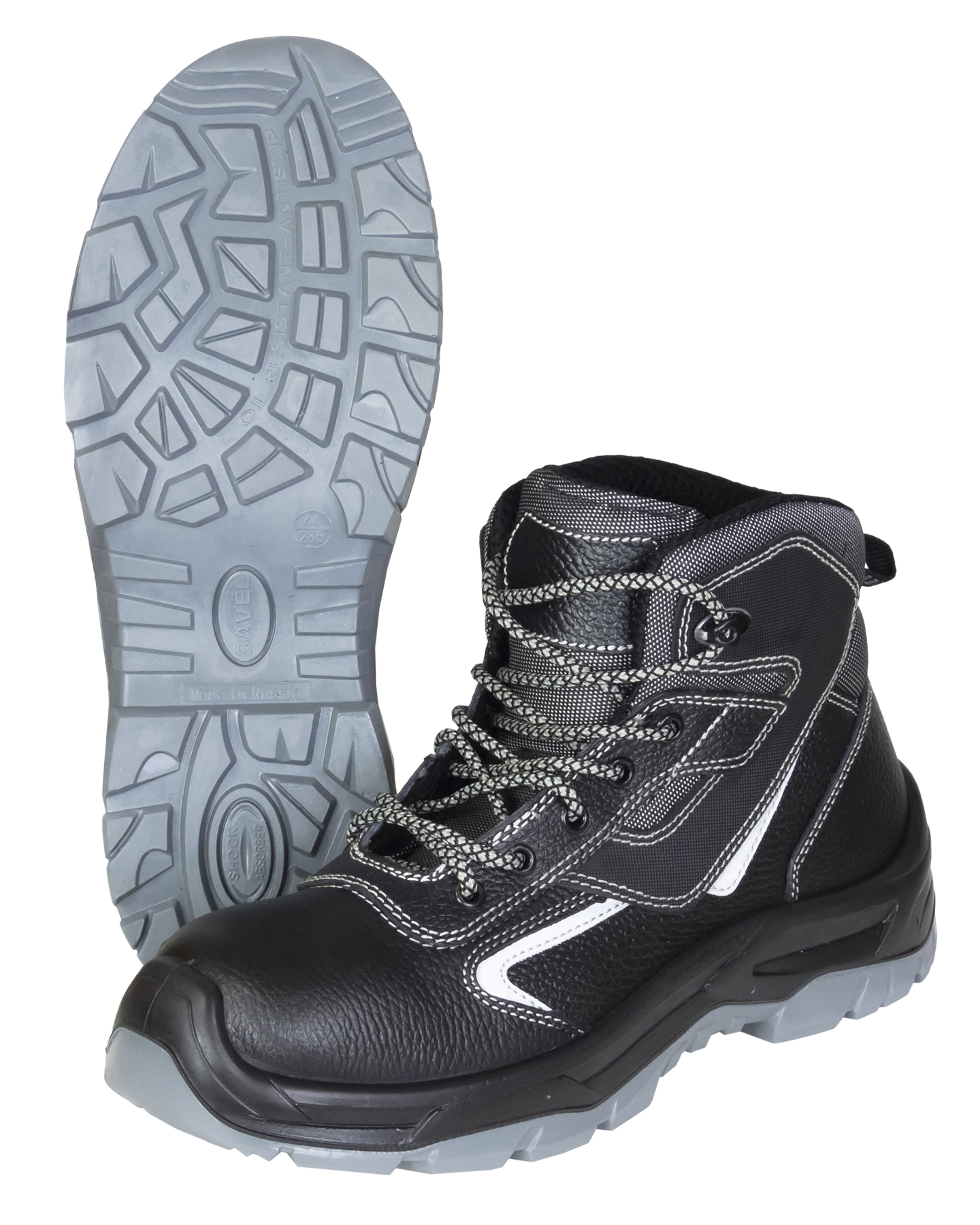 Ботинки SAVЁL-ДЖЕТ кожа, МП, ПУ-ТПУ