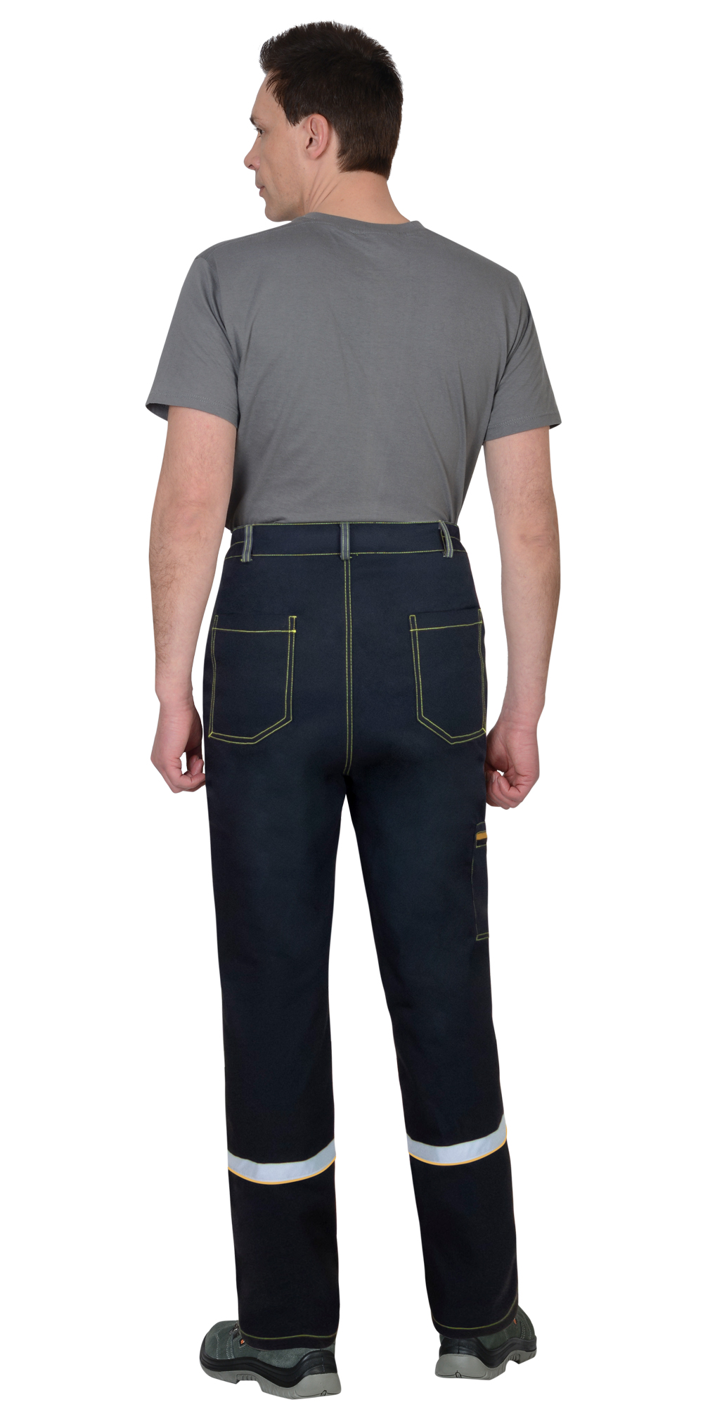 Брюки СИРИУС-РОДОС черные с темно-серым