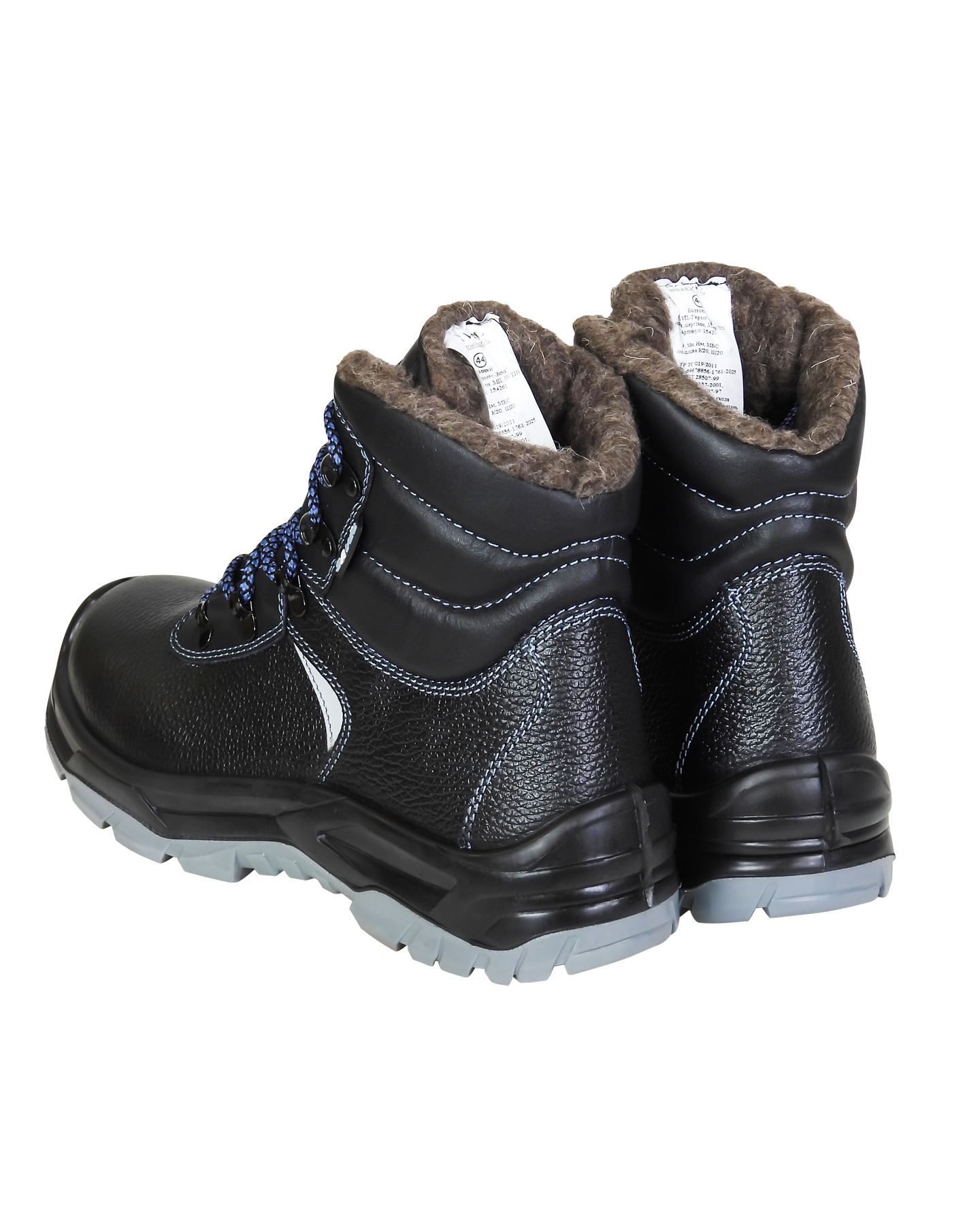 Ботинки SAVЁL-ГЕРМЕС-ЗИМА кожа, шерстин, ПУ-ТПУ