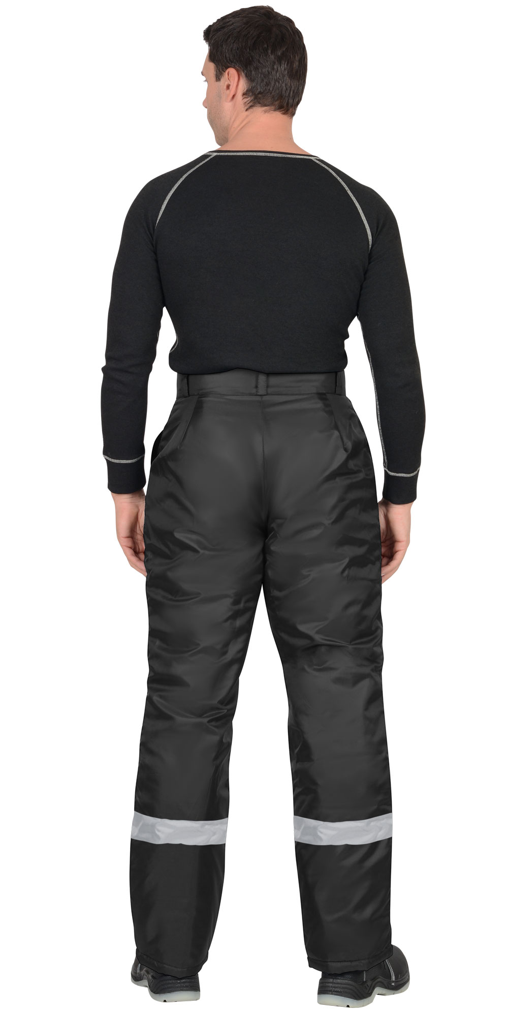 Брюки СИРИУС-РОСТ черные с СОП