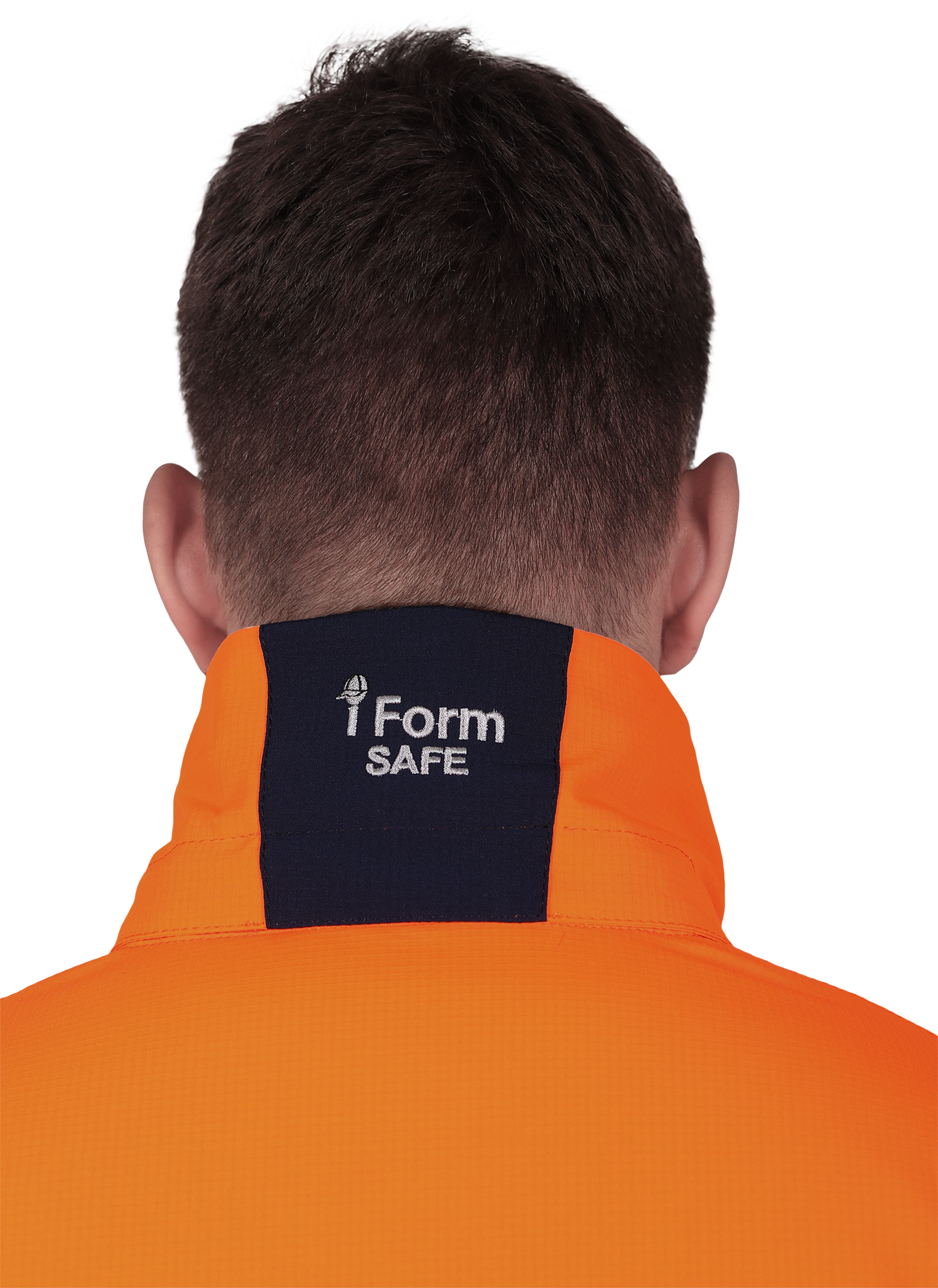 Куртка мужская утепленная ACTIVE, флуоресцентный оранжевый-синий