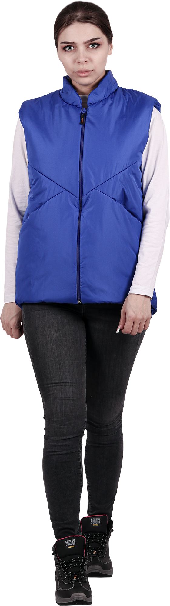 Жилет АКВАМАРИН утепленный, василек, женский