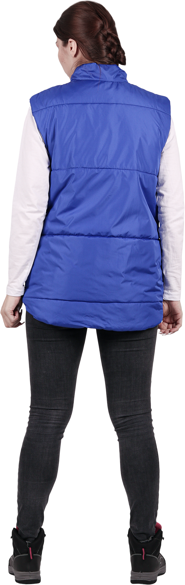 Жилет АКВАМАРИН утепленный, василек, женский