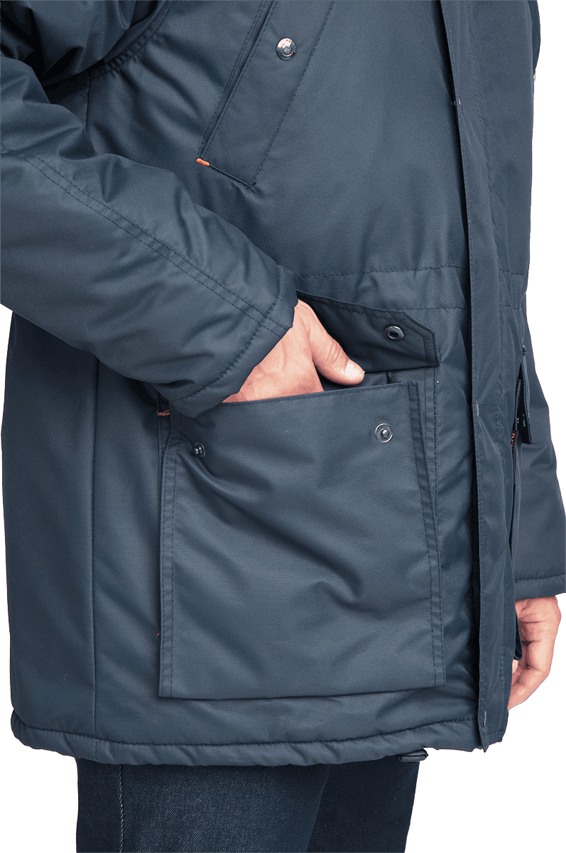 Куртка АЛЯСКА ЛЮКС зимняя, синий