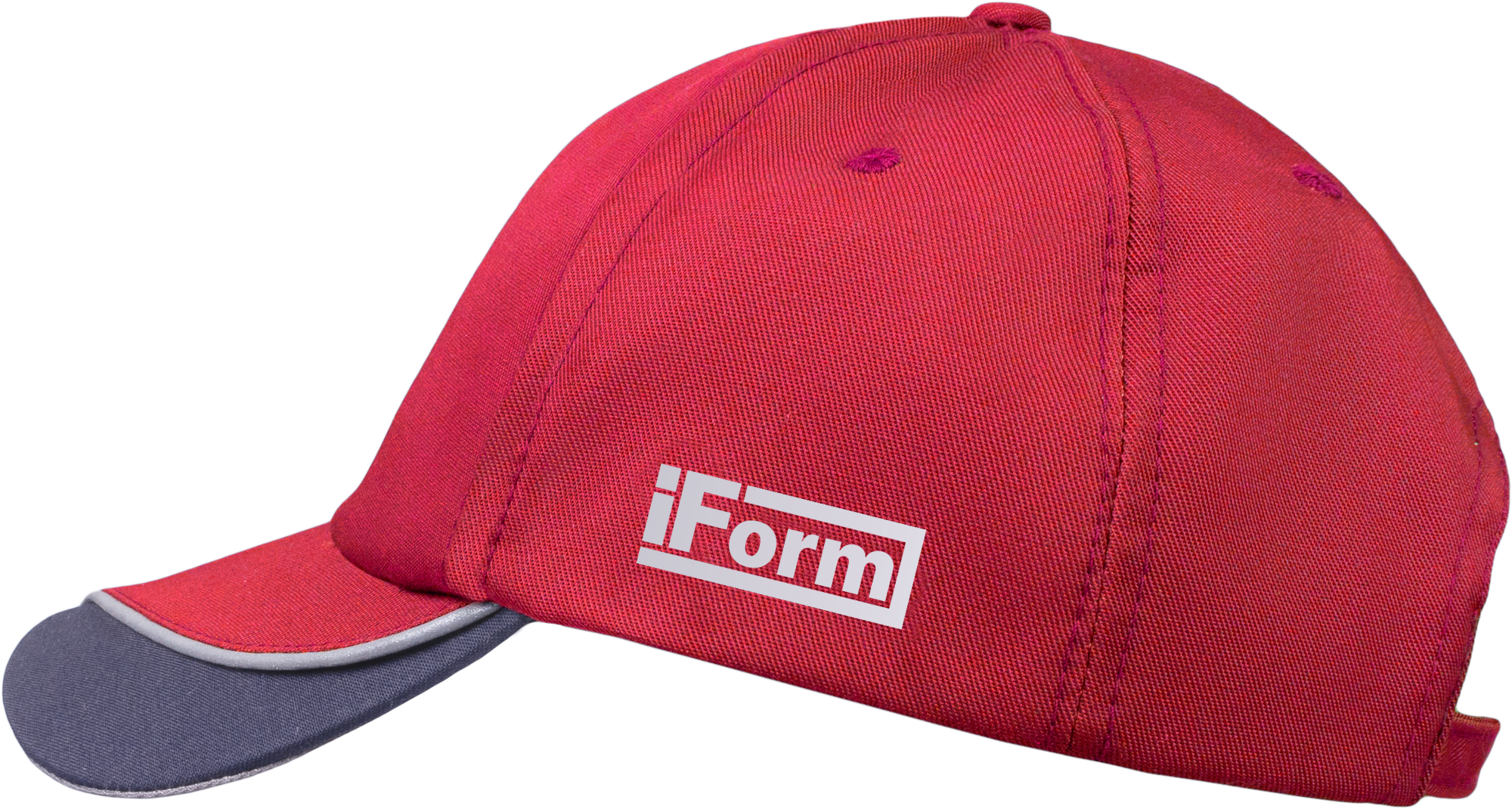 Бейсболка IFORM, красный-серый Импорт