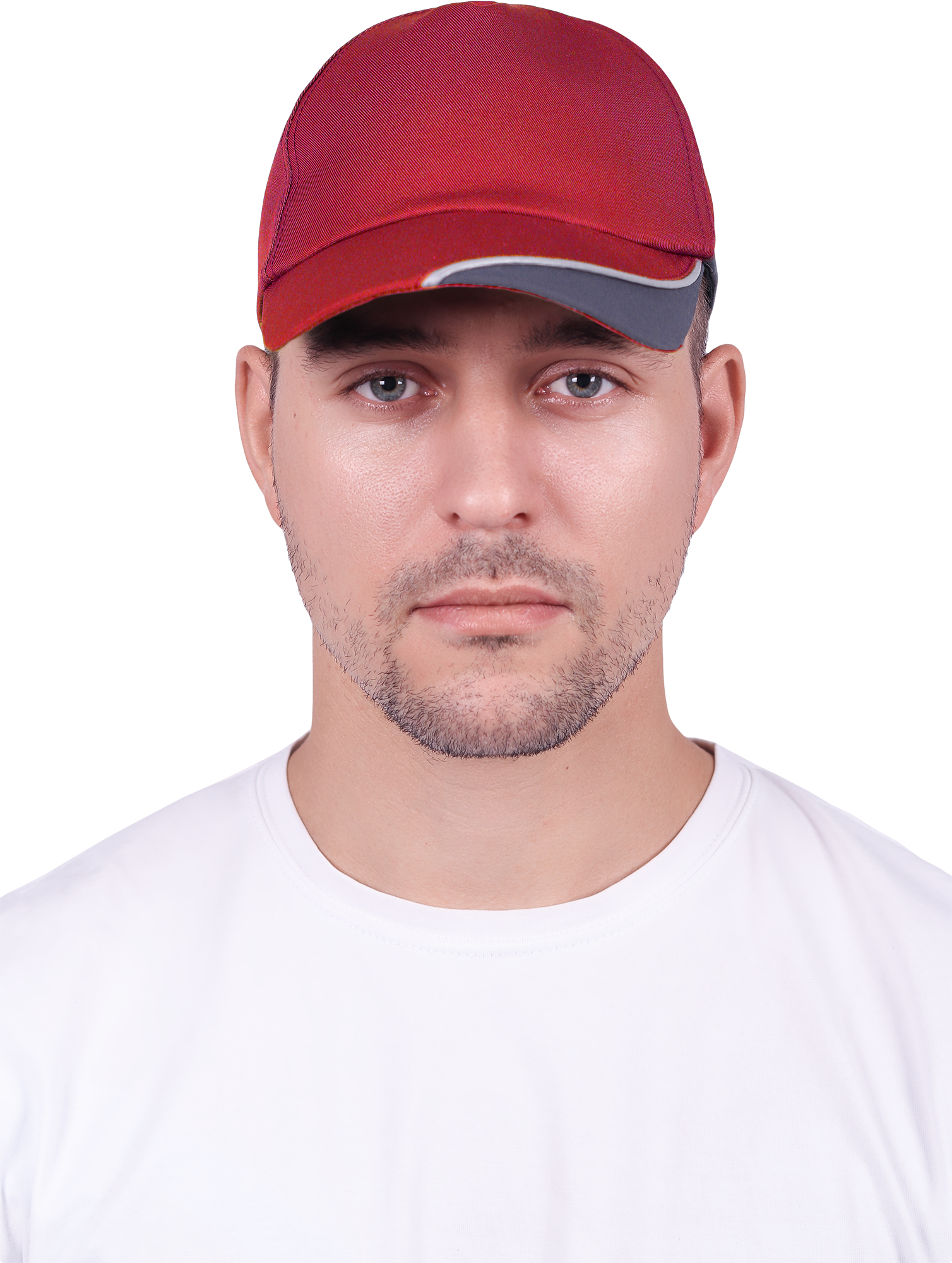 Бейсболка IFORM, красный-серый Импорт