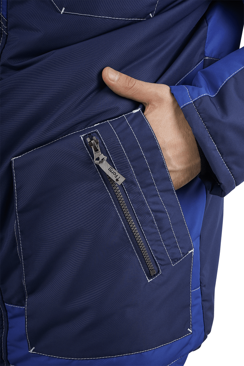 Куртка ЭДВАНС зимняя, синий-василек